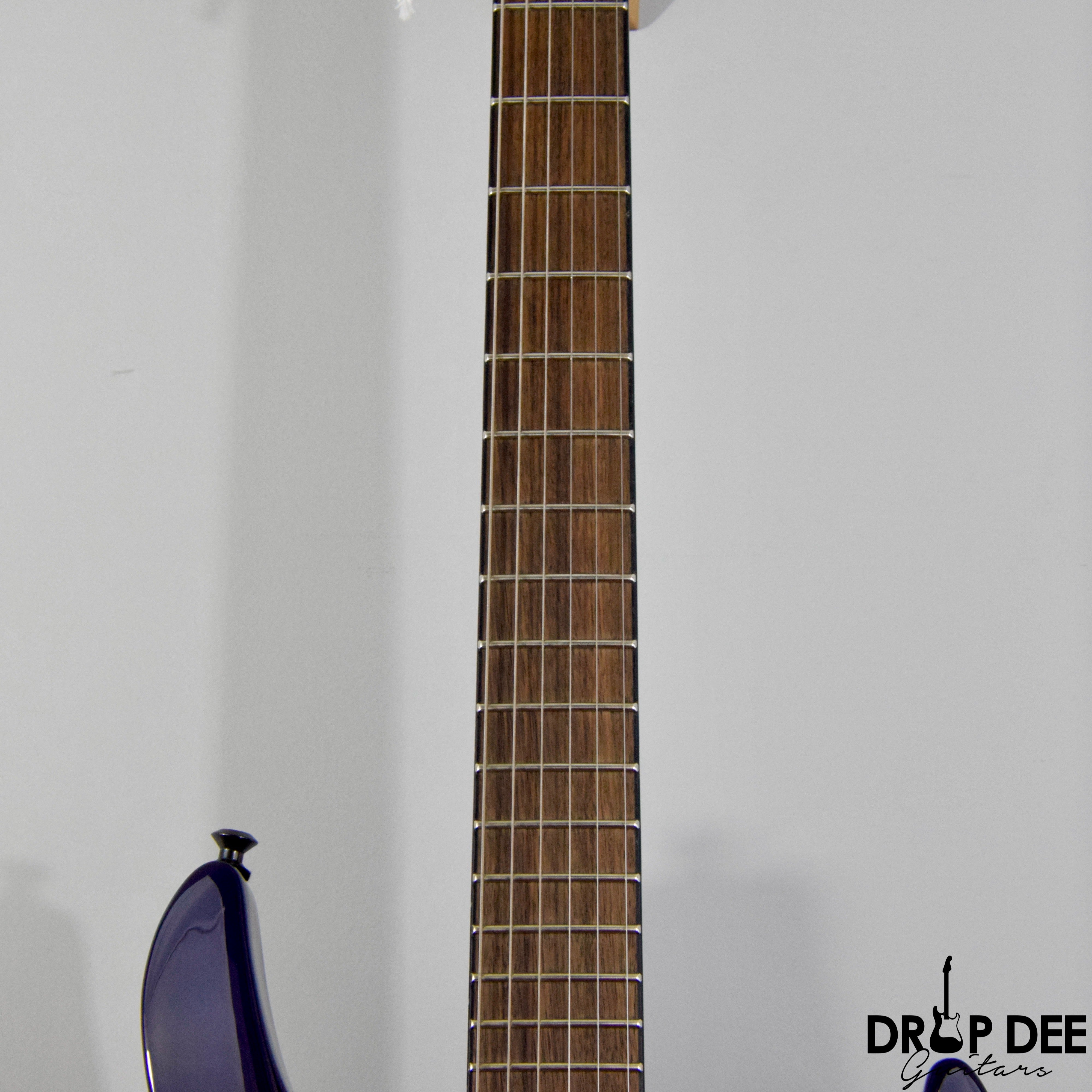 Jackson Pro Series Signature Chris Broderick Soloist HT6P Electric Guitar - Transparent Blue
