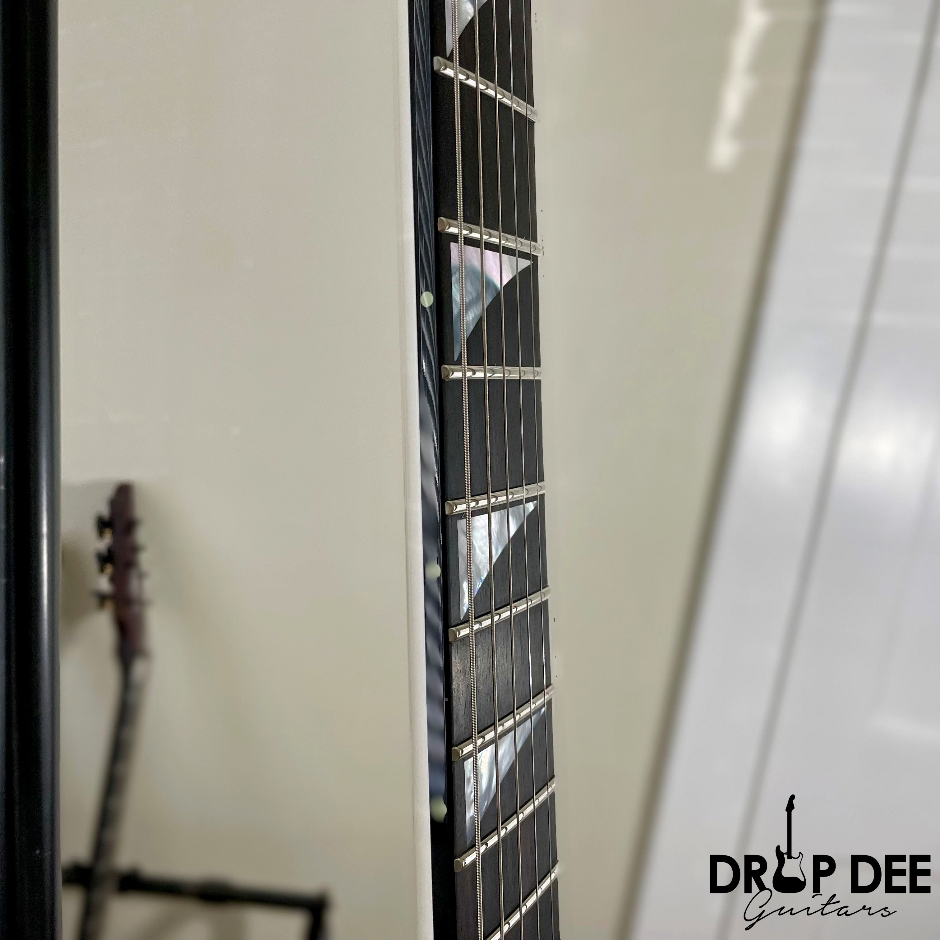 Jackson American Series Soloist SL3 Electric Guitar w/ Case - Platinum Pearl