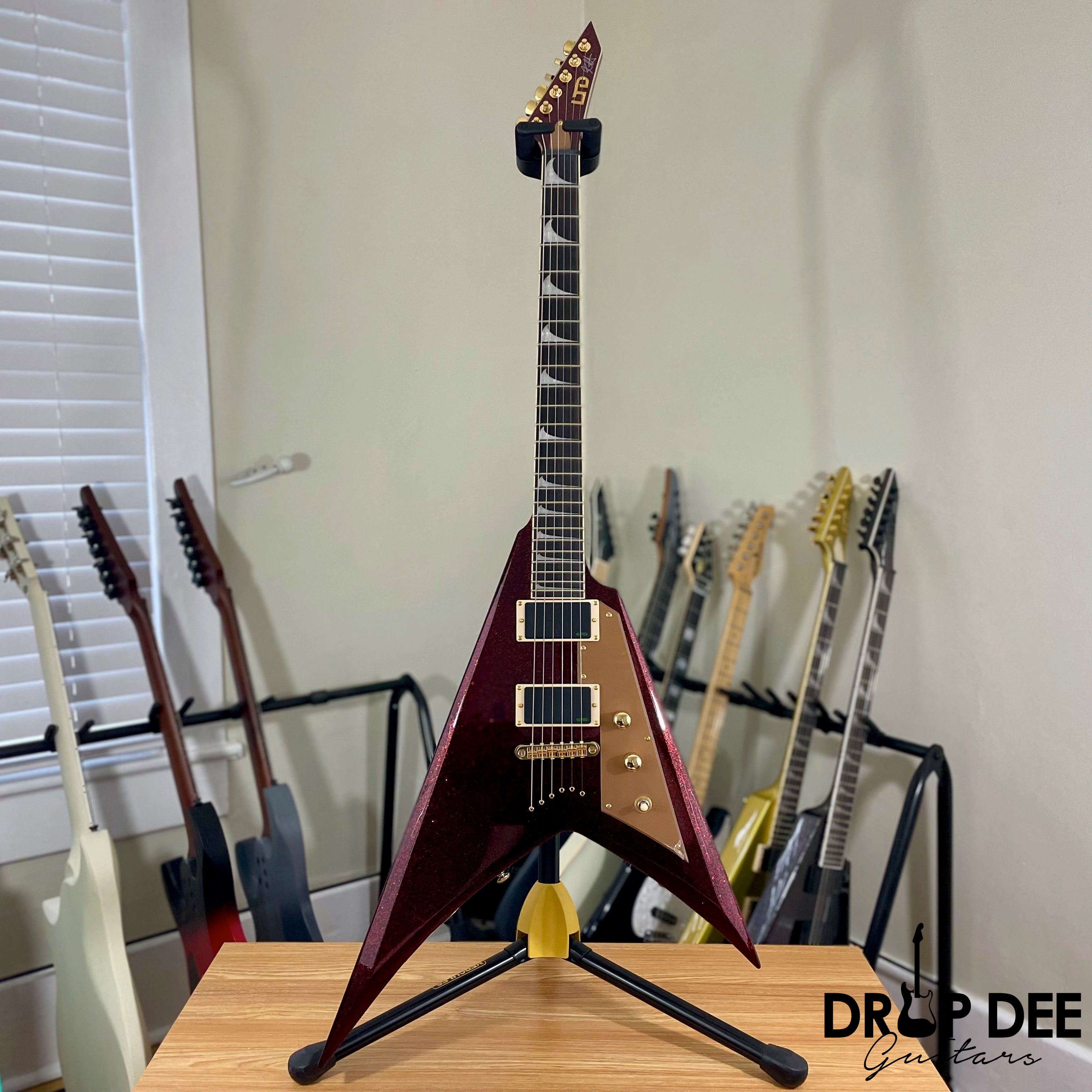 ESP LTD Kirk Hammett Signature KH-V Electric Guitar w/ Case