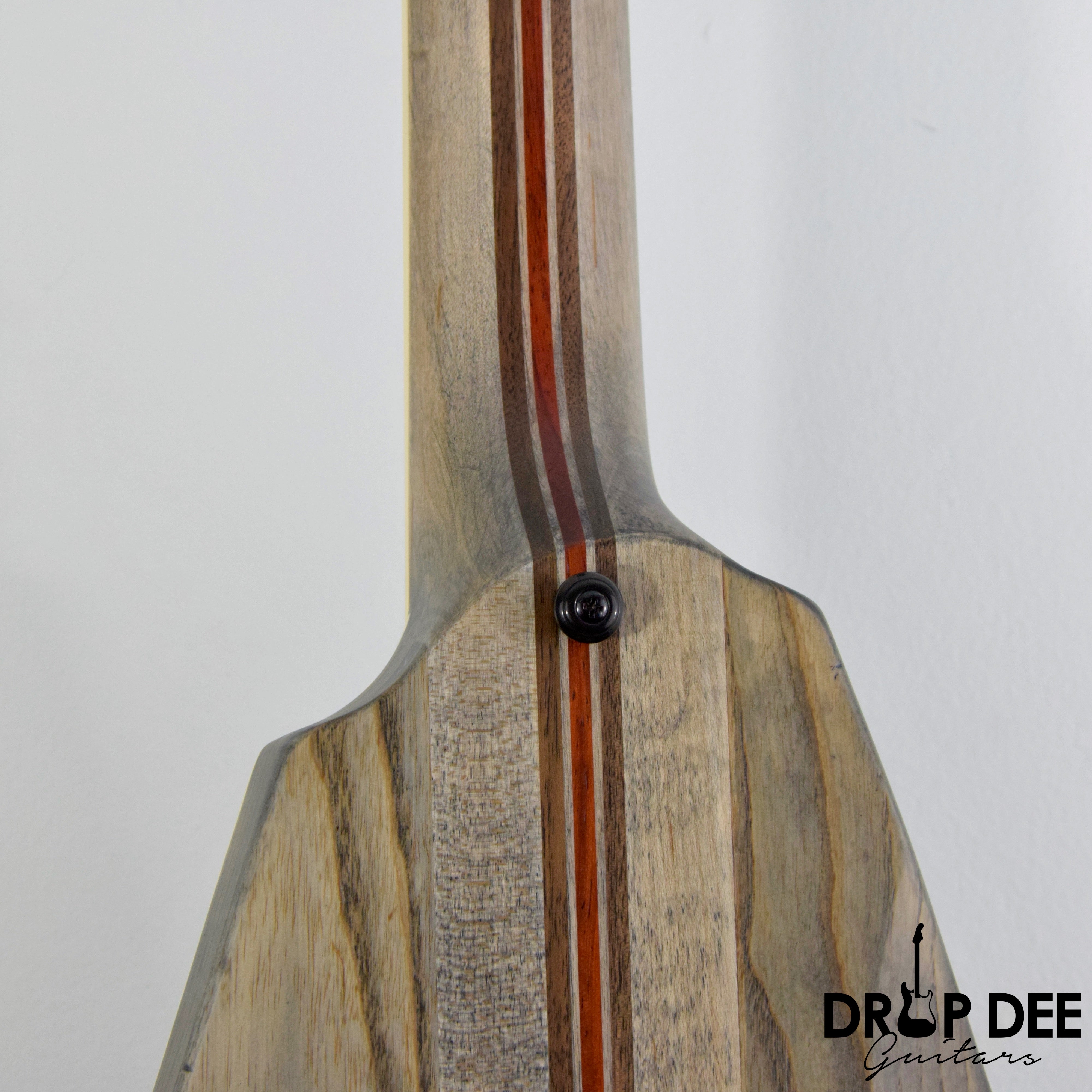 Schecter V-1 SLS Elite Evil Twin Electric Guitar