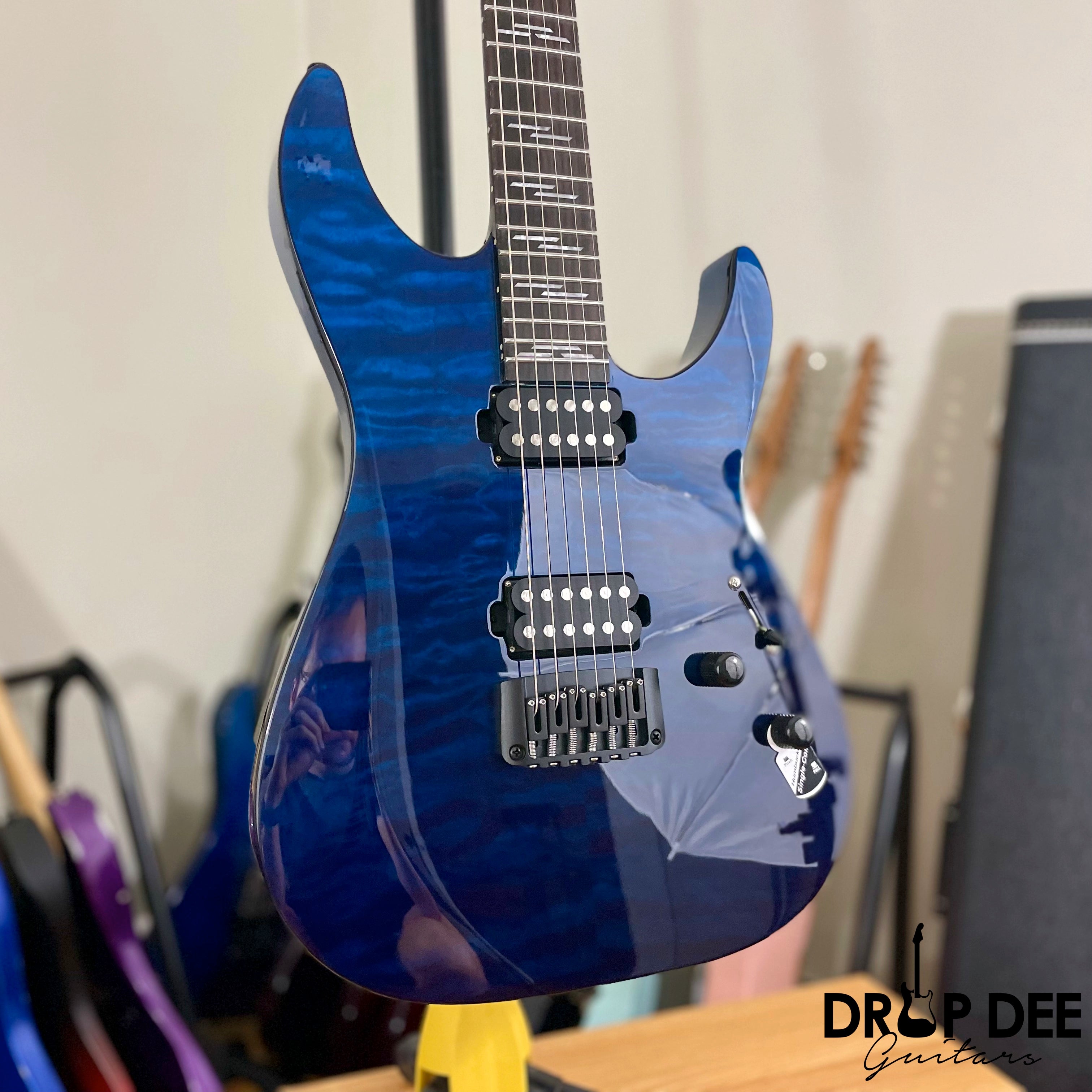 Schecter Reaper-6 Elite Electric Guitar - Deep Ocean Blue