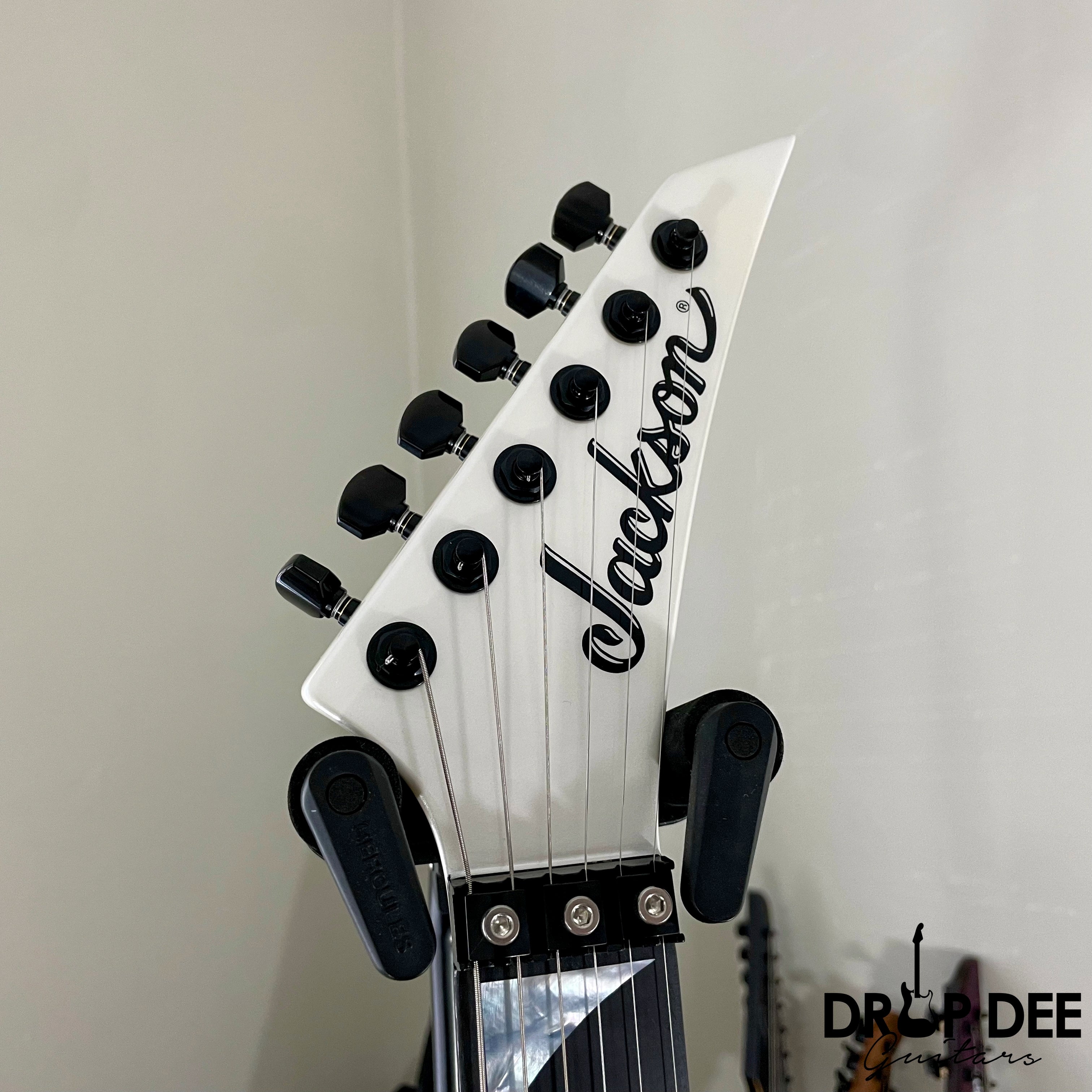 Jackson American Series Soloist SL3 Electric Guitar w/ Case - Platinum Pearl