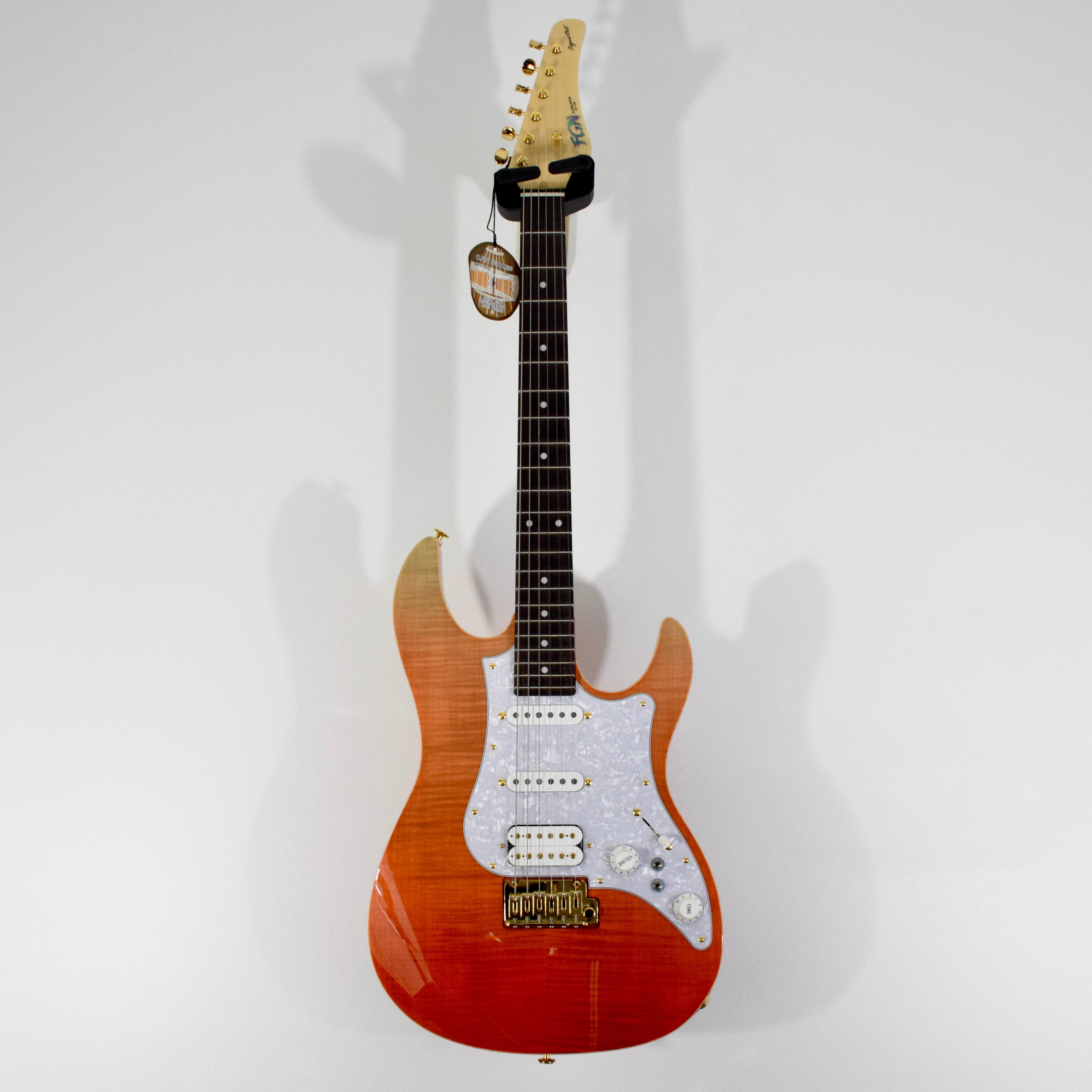 FGN Expert Odyssey EOS-FM-R Electric Guitar (BLEM) w/ Case