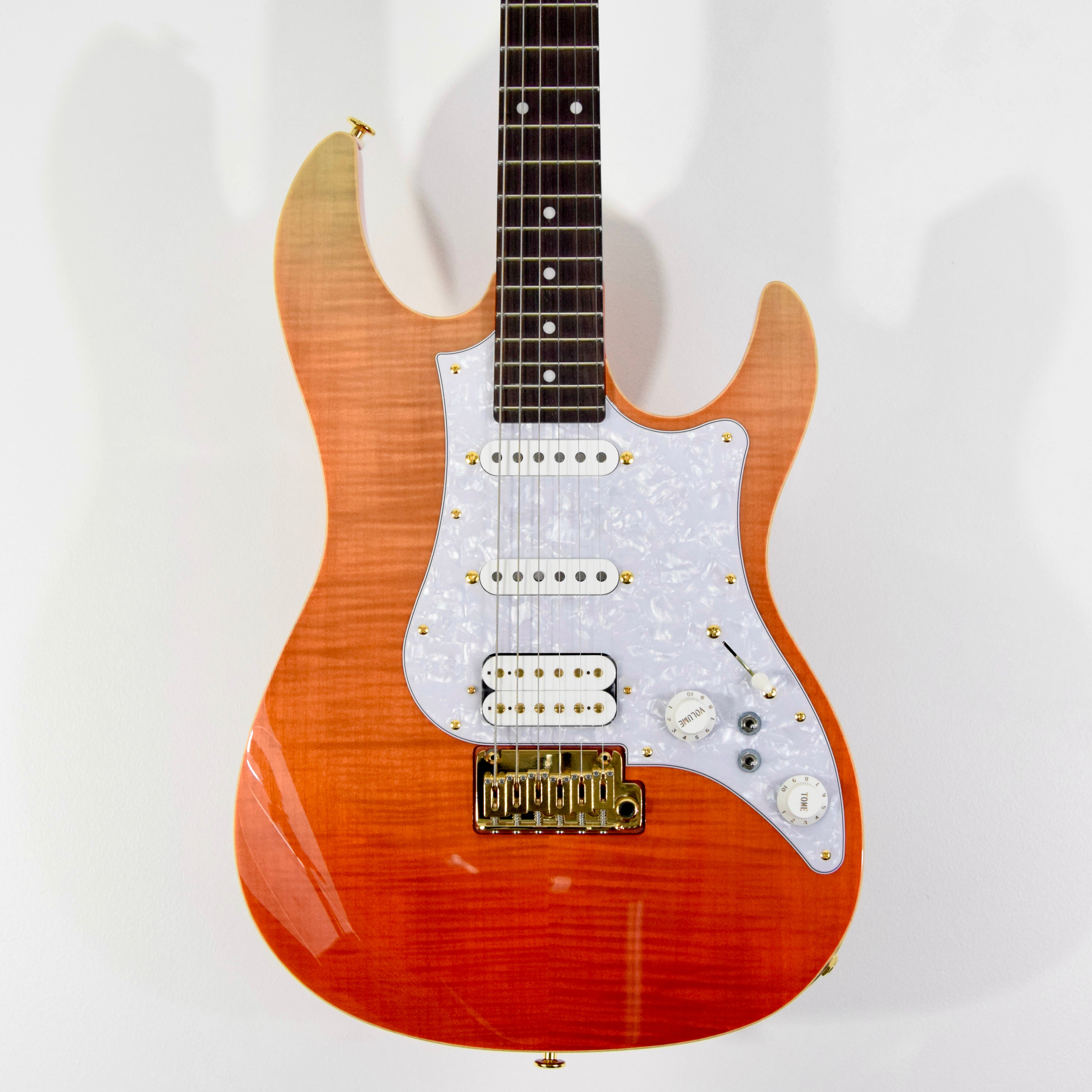 FGN Expert Odyssey EOS-FM-R Electric Guitar (BLEM) w/ Case