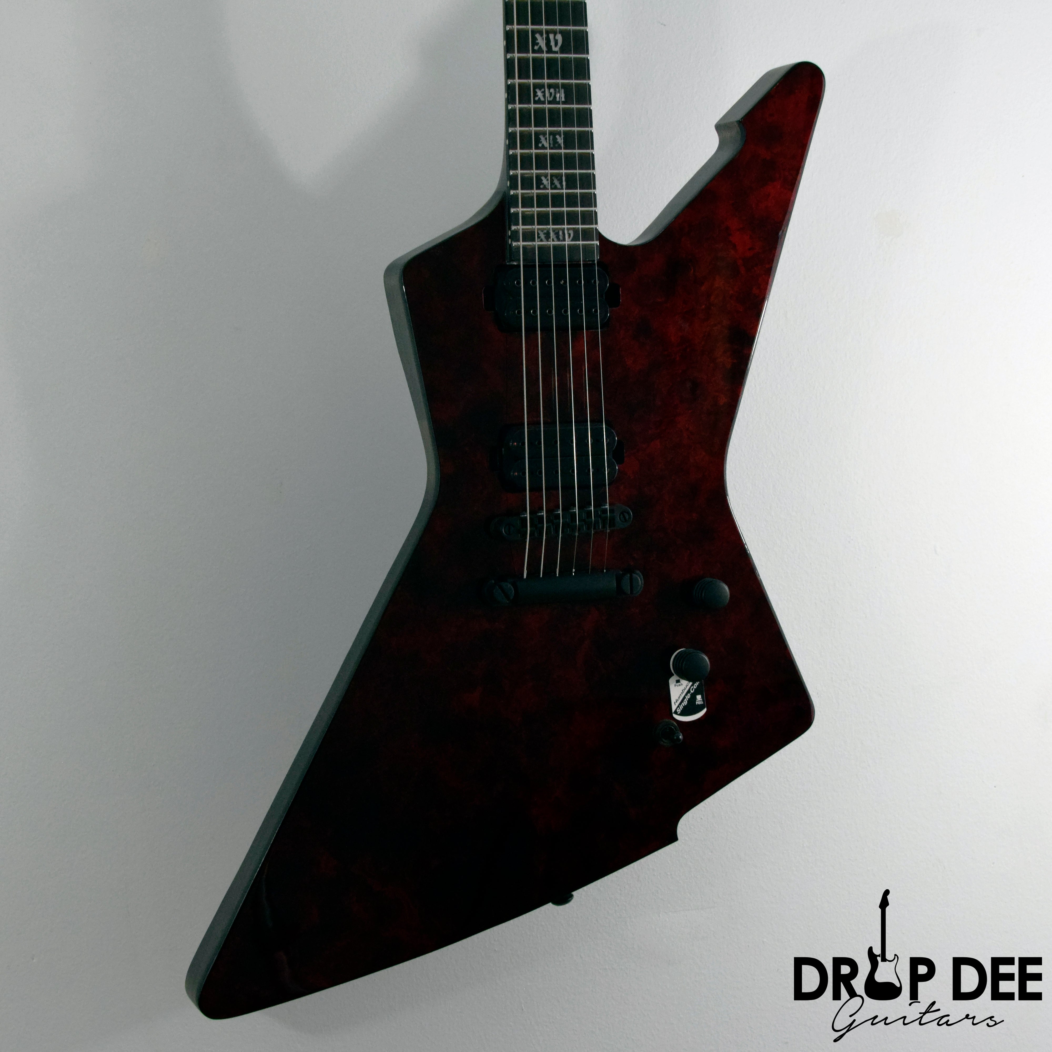 Schecter E-1 Apocalypse Red Reign Electric Guitar