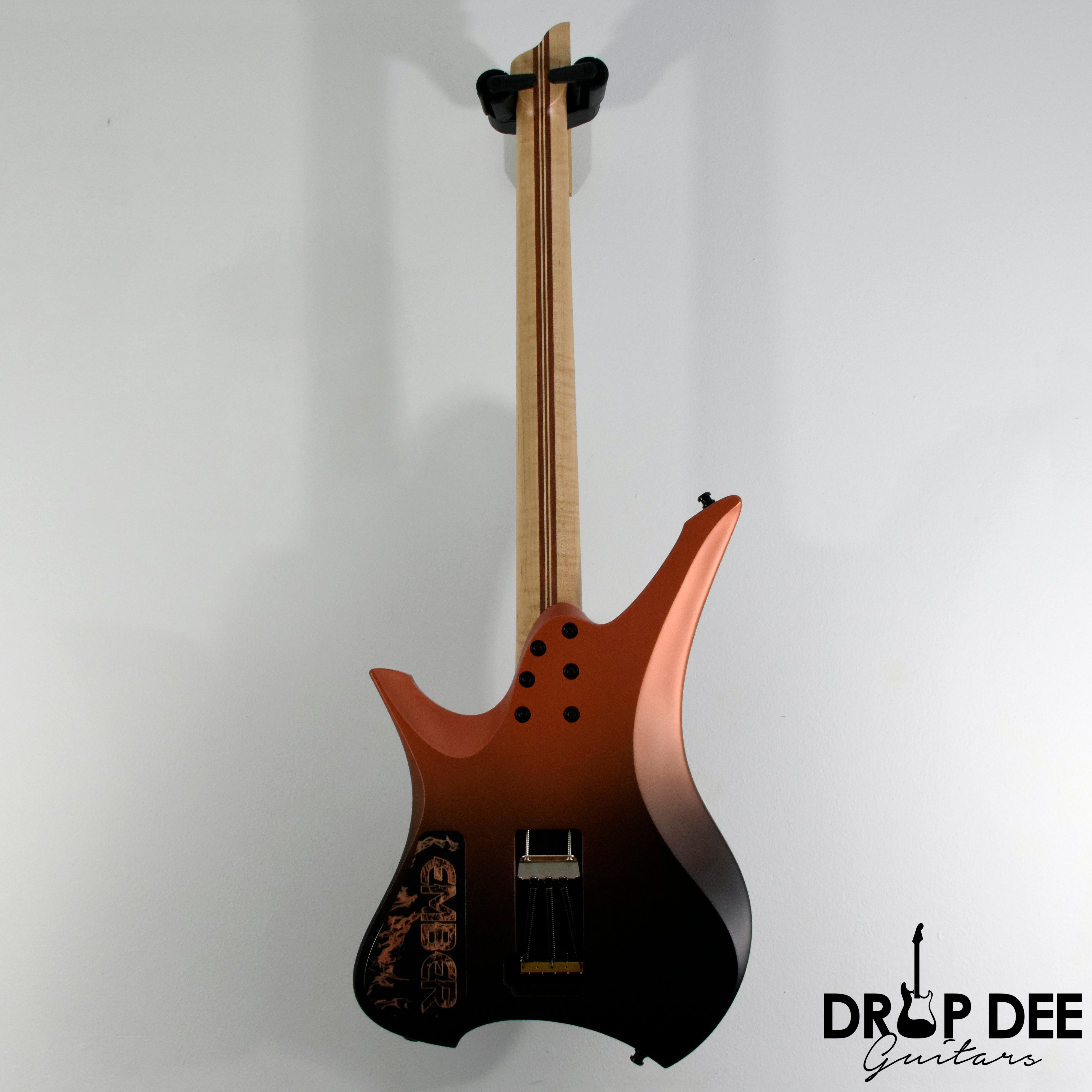 GV Guitars Syrius "Ember" Baritone Headless Electric Guitar w/ Bag