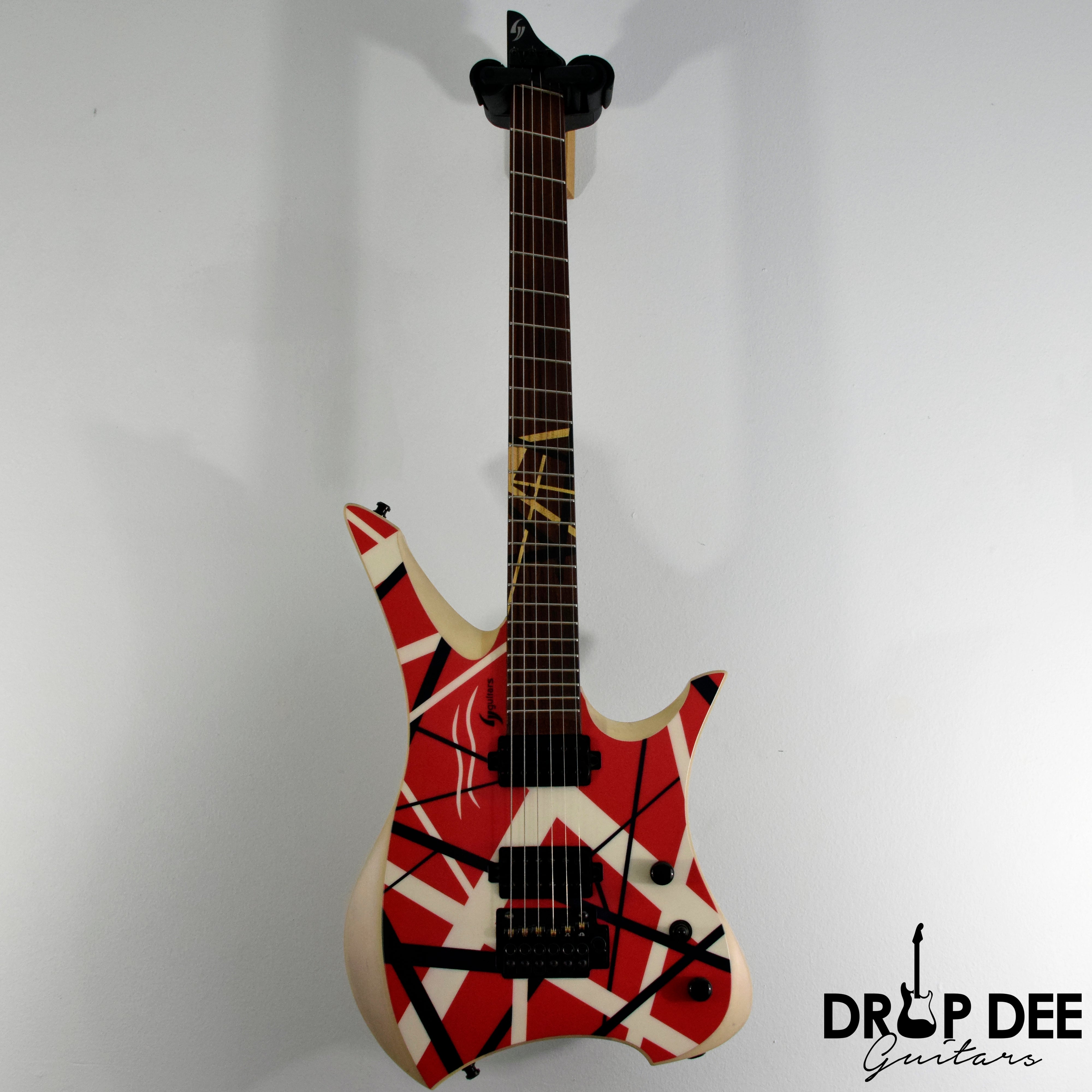 GV Guitars Syrius EVH Tribute Multiscale Headless Electric Guitar w/ Bag - EVH Tribute