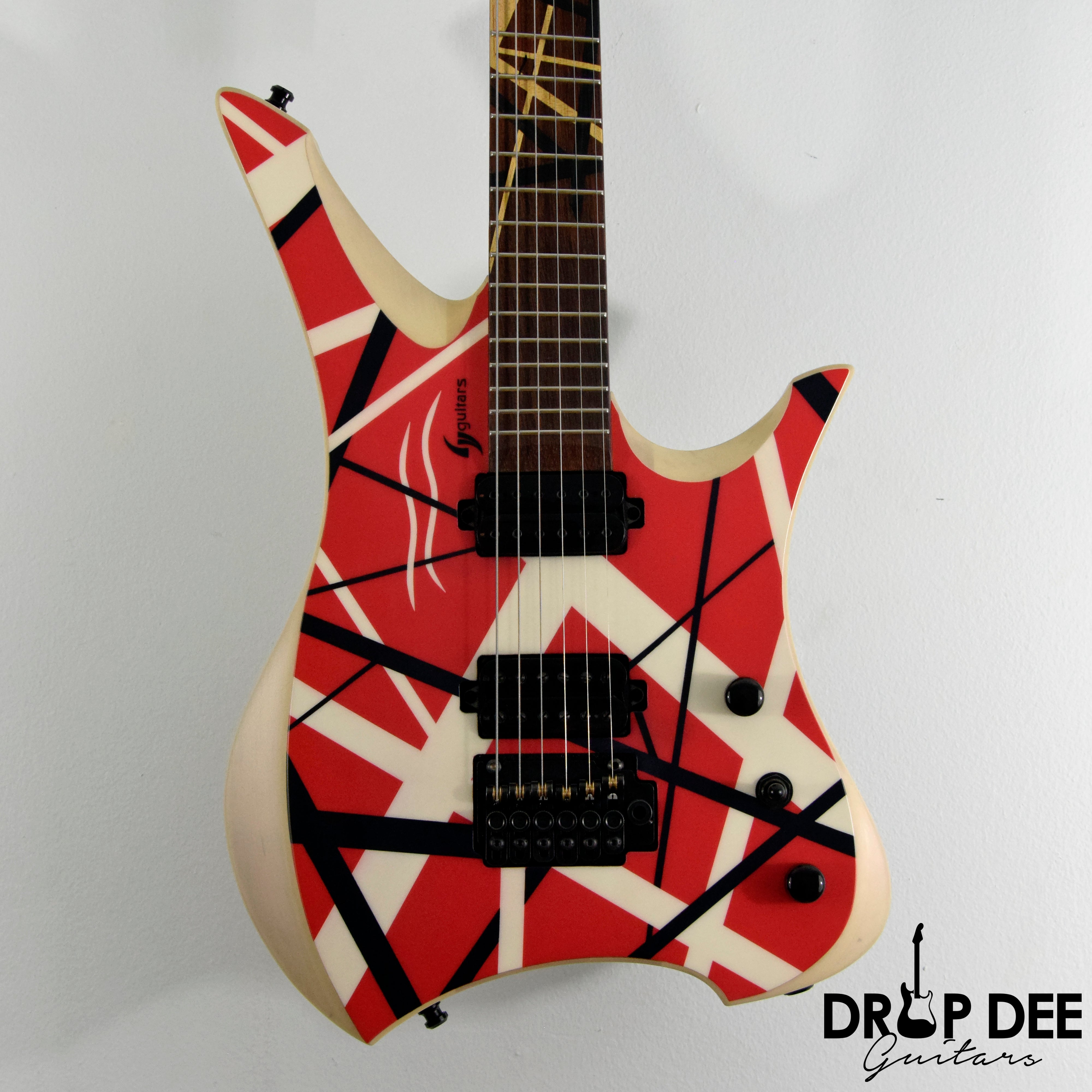 GV Guitars Syrius EVH Tribute Multiscale Headless Electric Guitar w/ Bag - EVH Tribute