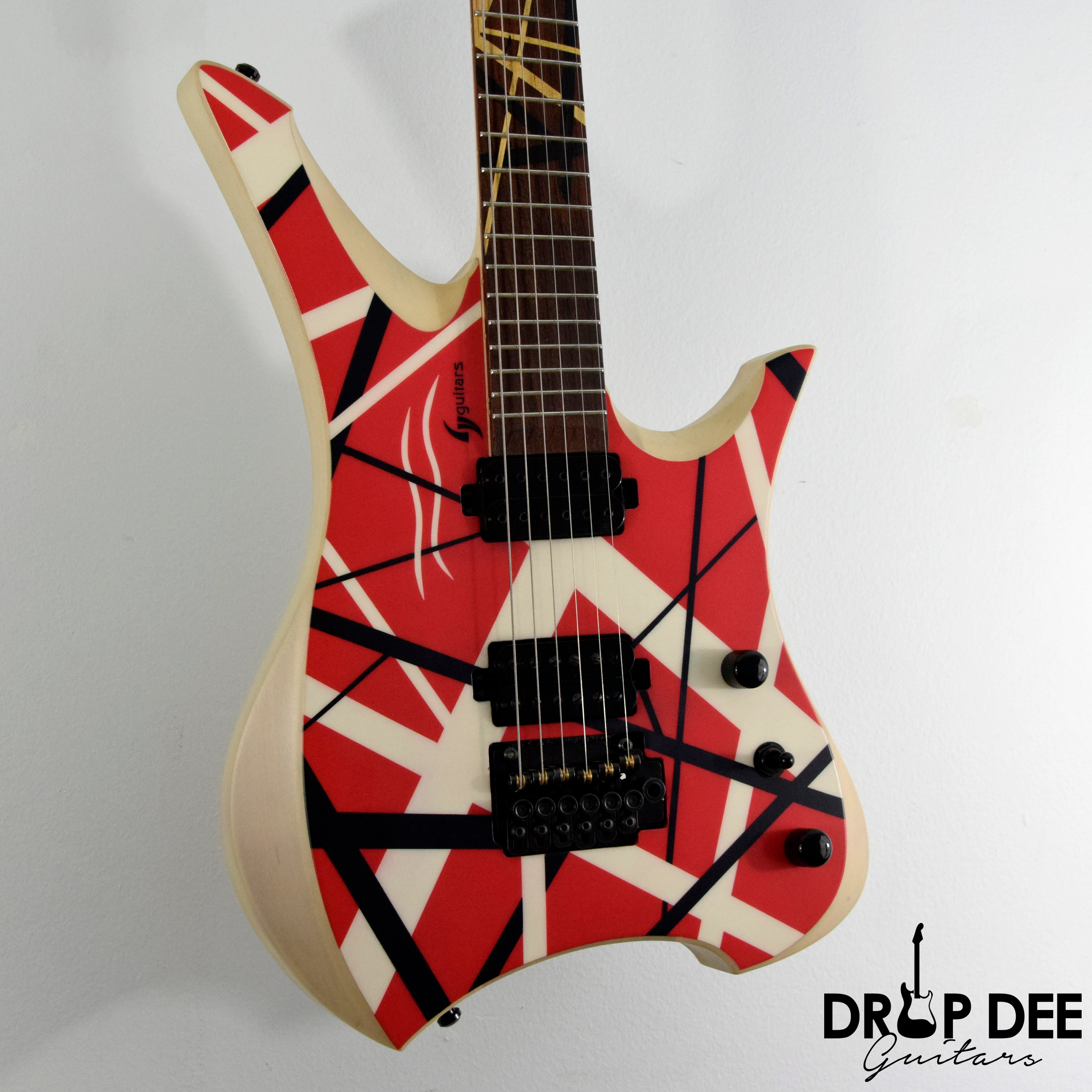 GV Guitars Syrius EVH Tribute Multiscale Headless Electric Guitar w/ Bag - EVH Tribute