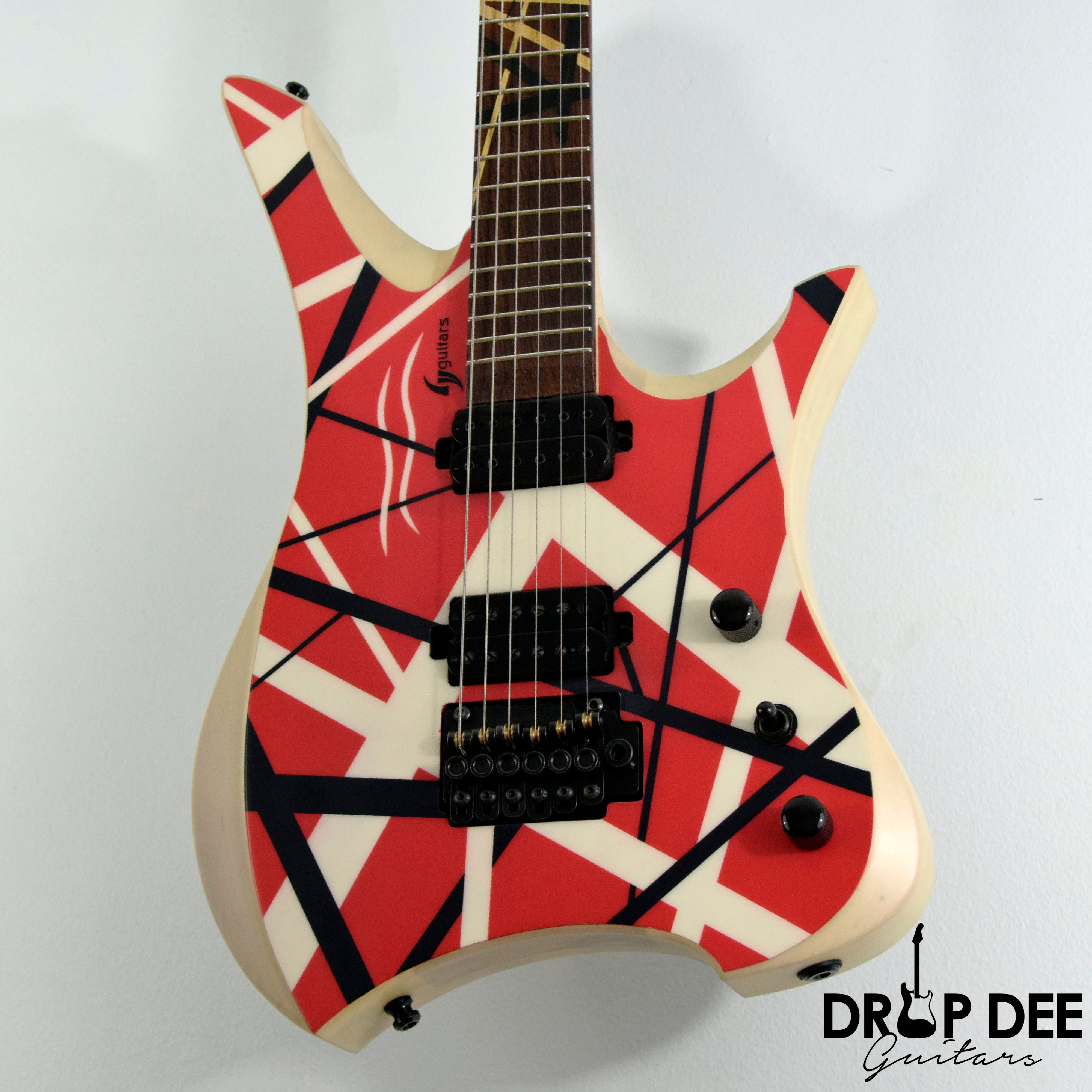 GV Guitars Syrius EVH Tribute Multiscale Headless Electric Guitar w/ Bag - EVH Tribute