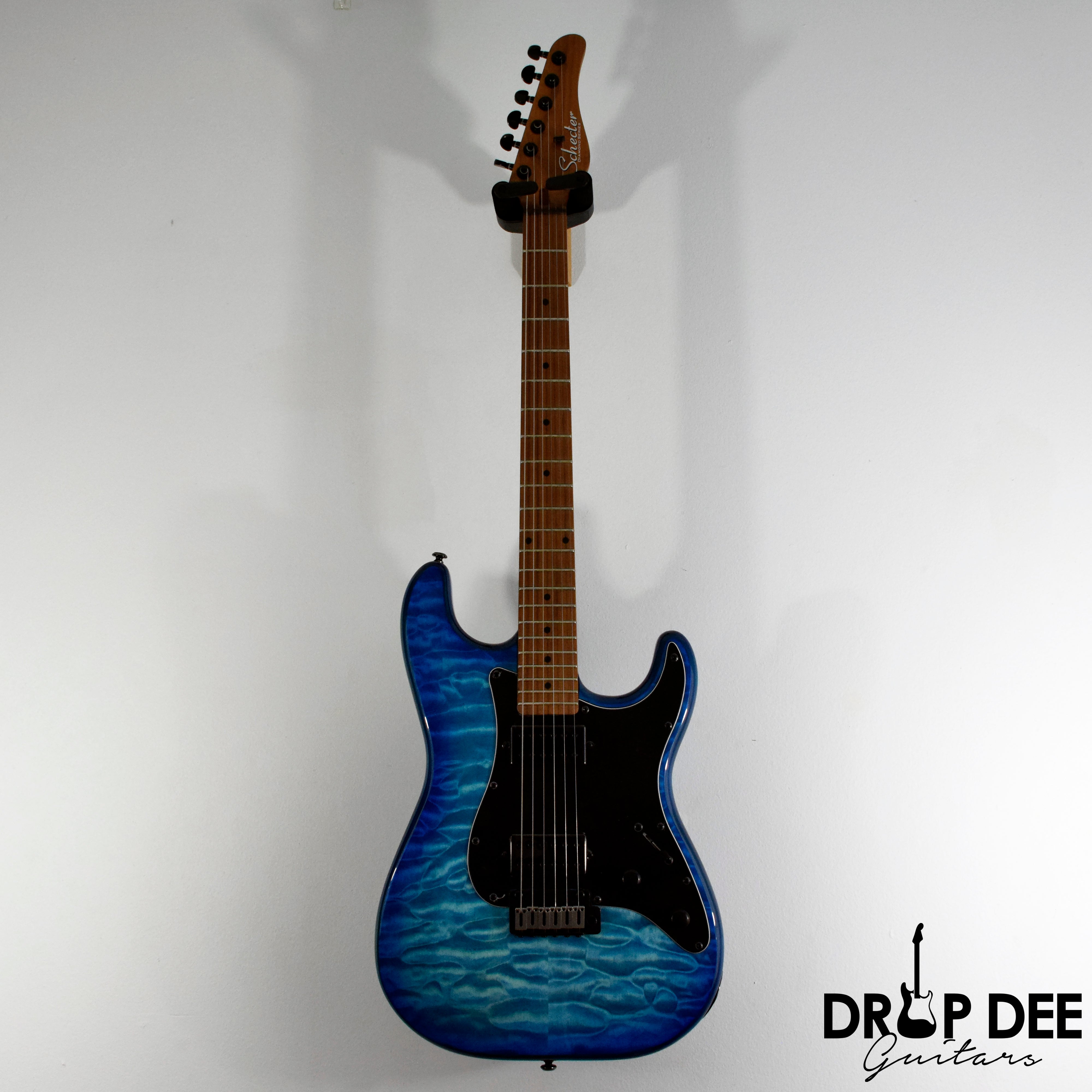 Schecter Traditional Pro Electric Guitar - Transparent Blue Burst