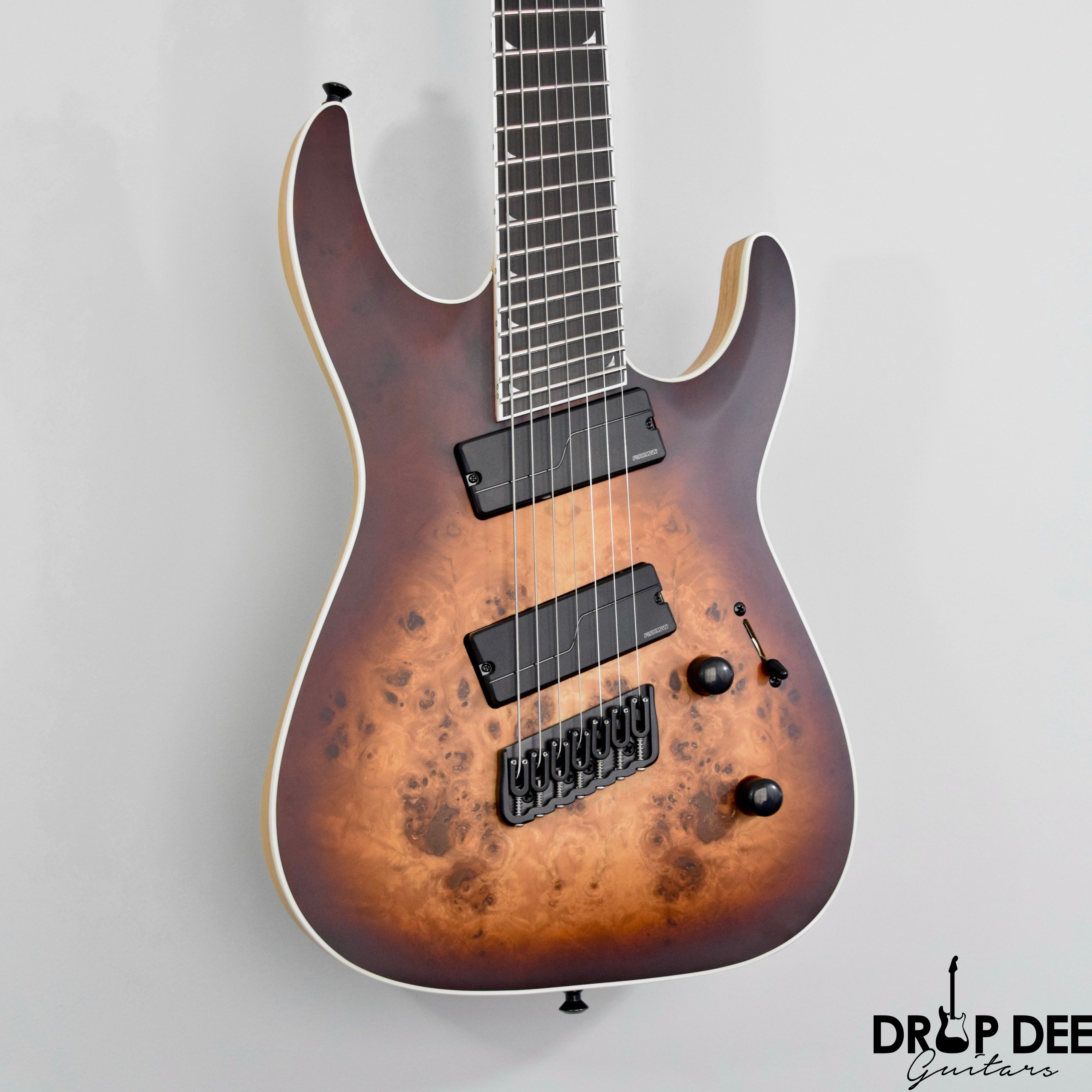 Jackson Concept Series Soloist SLAT7P HT Multiscale 7-String Electric Guitar w/ Case - Satin Bourbon Burst