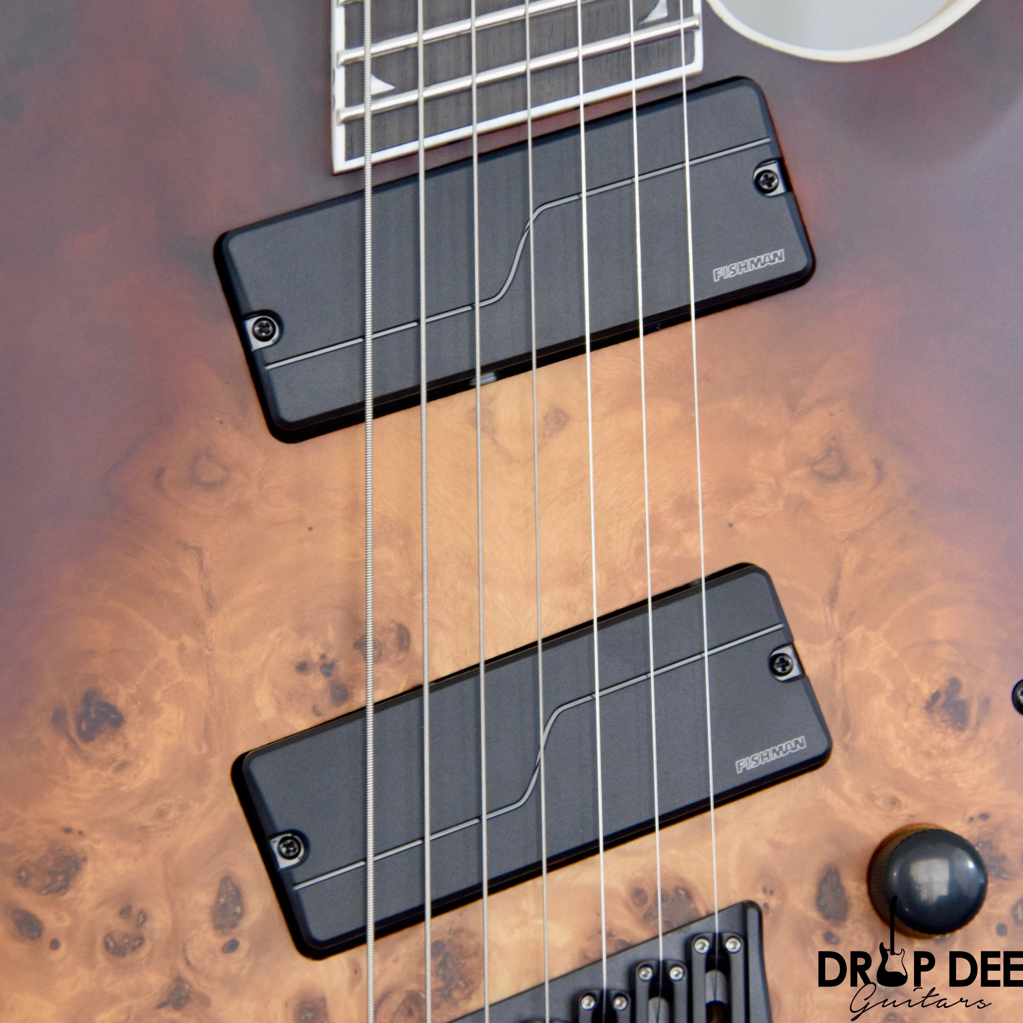 Jackson Concept Series Soloist SLAT7P HT Multiscale 7-String Electric Guitar w/ Case - Satin Bourbon Burst