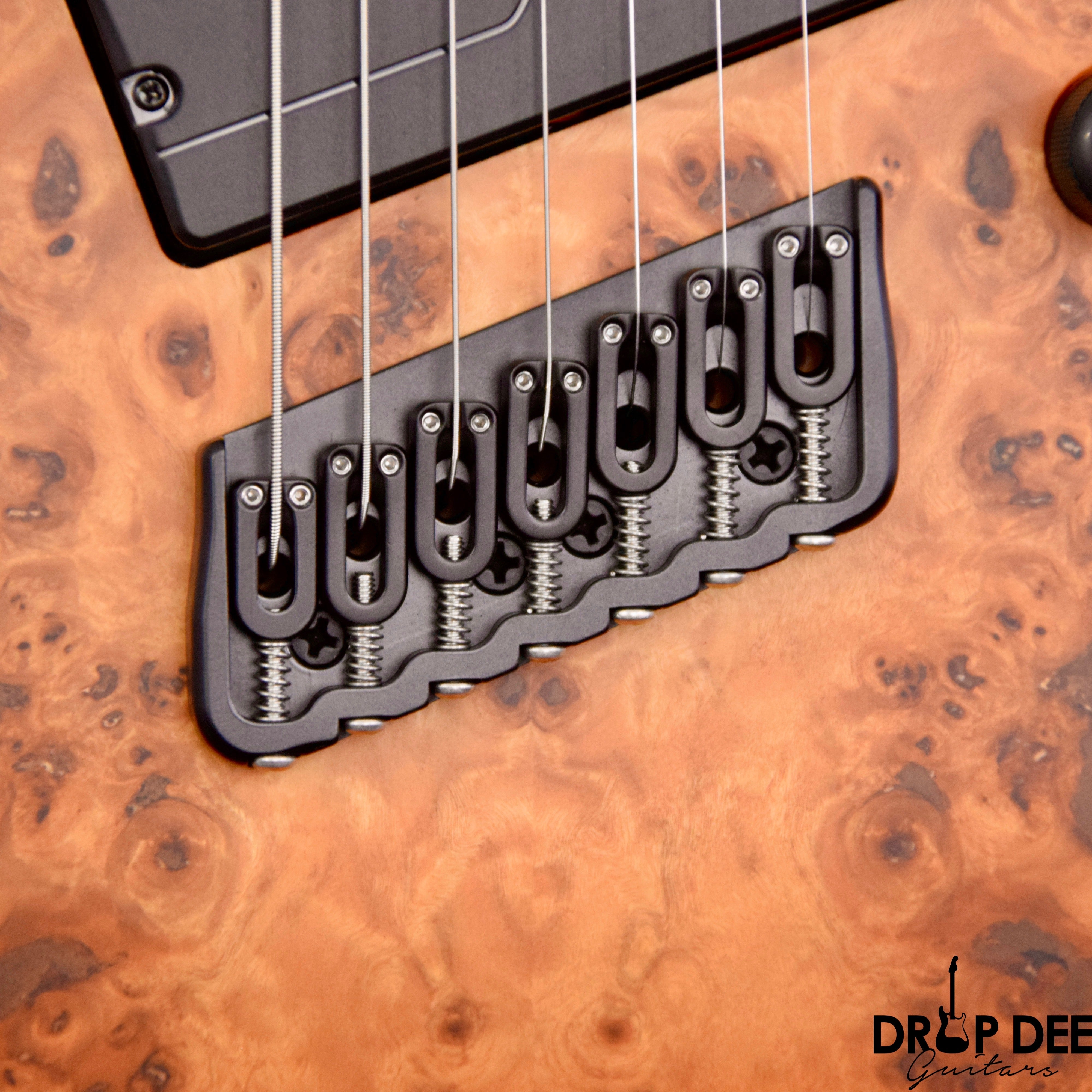 Jackson Concept Series Soloist SLAT7P HT Multiscale 7-String Electric Guitar w/ Case - Satin Bourbon Burst