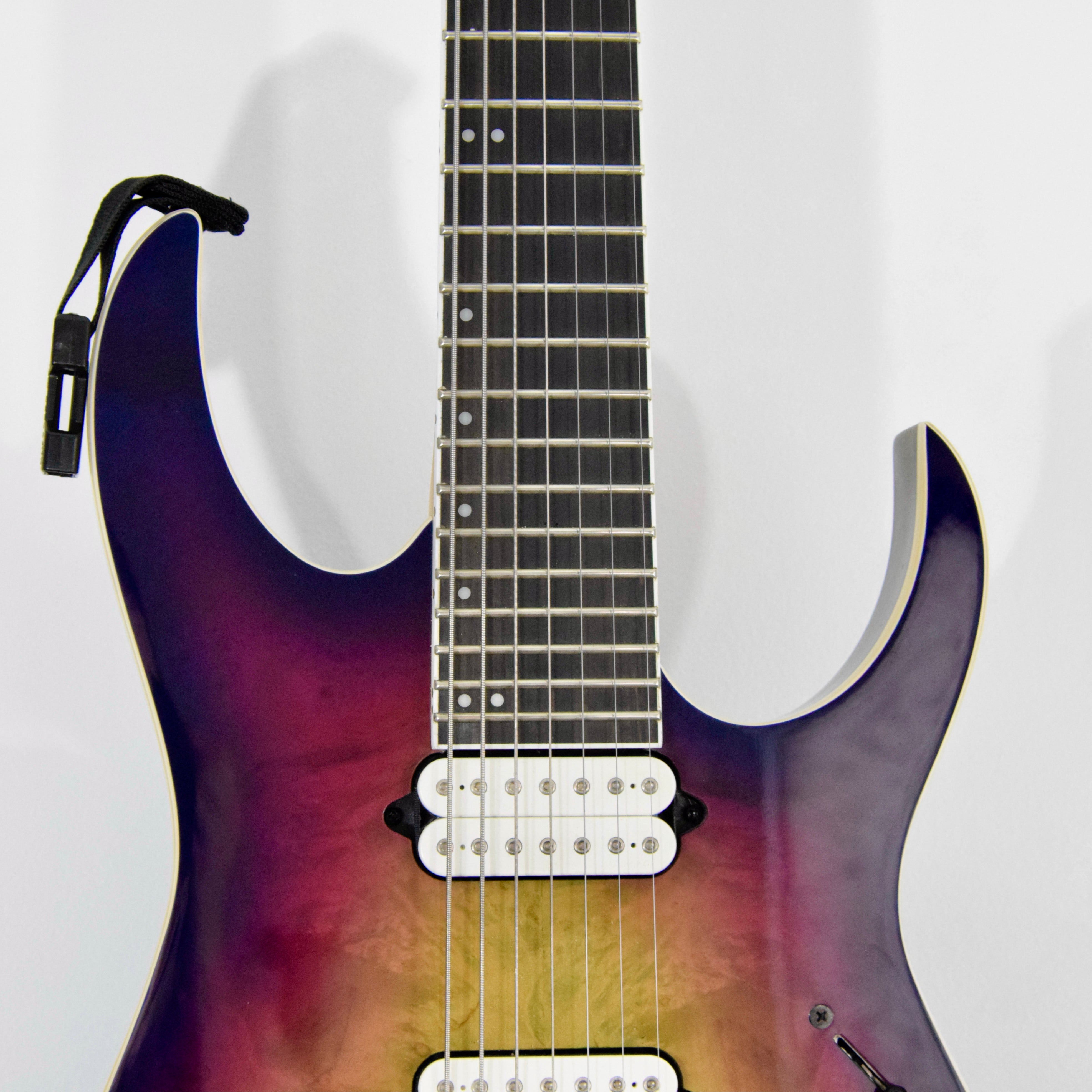 Ibanez Iron Label RGIX7FDLB 7-String Electric Guitar w/ Case