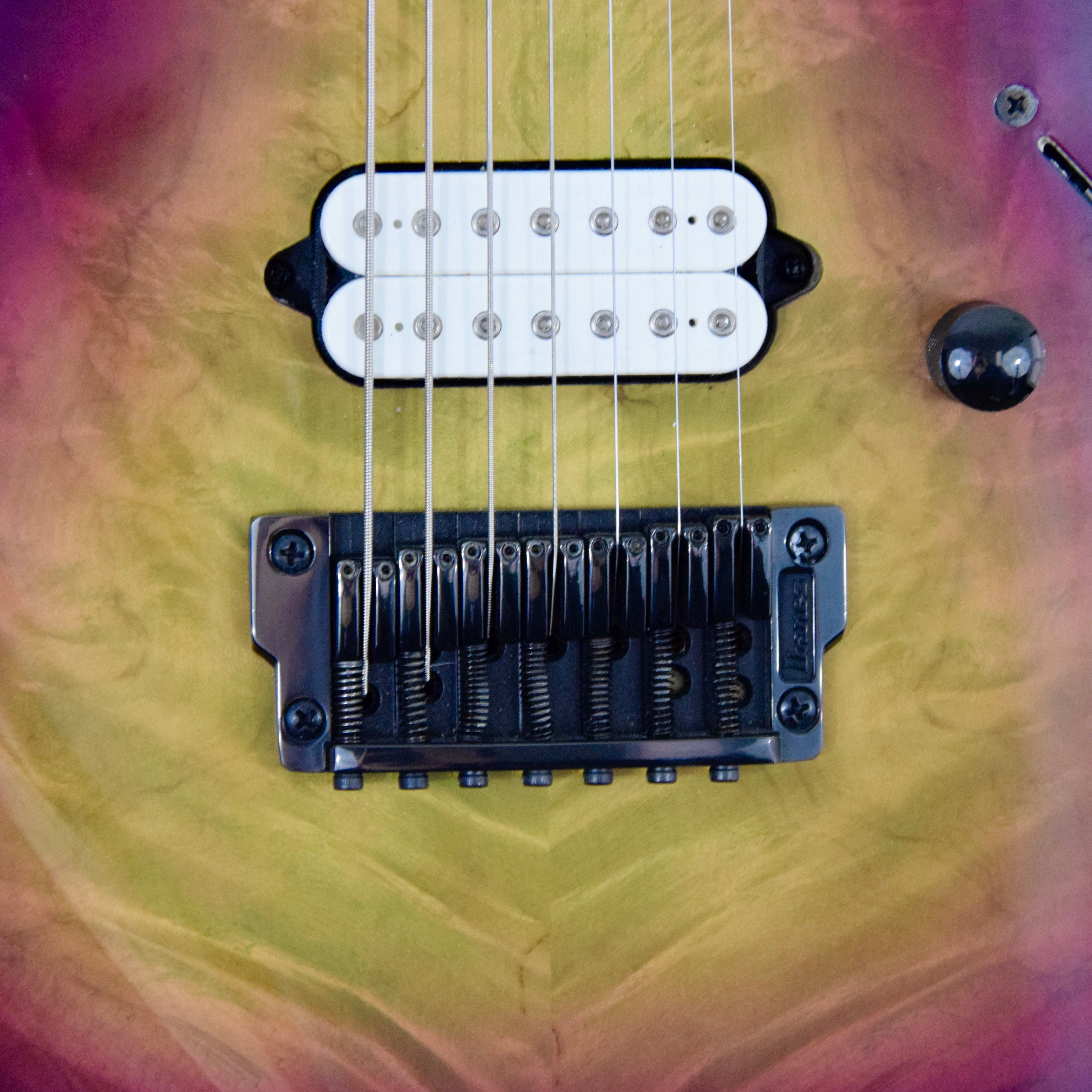 Ibanez Iron Label RGIX7FDLB 7-String Electric Guitar w/ Case