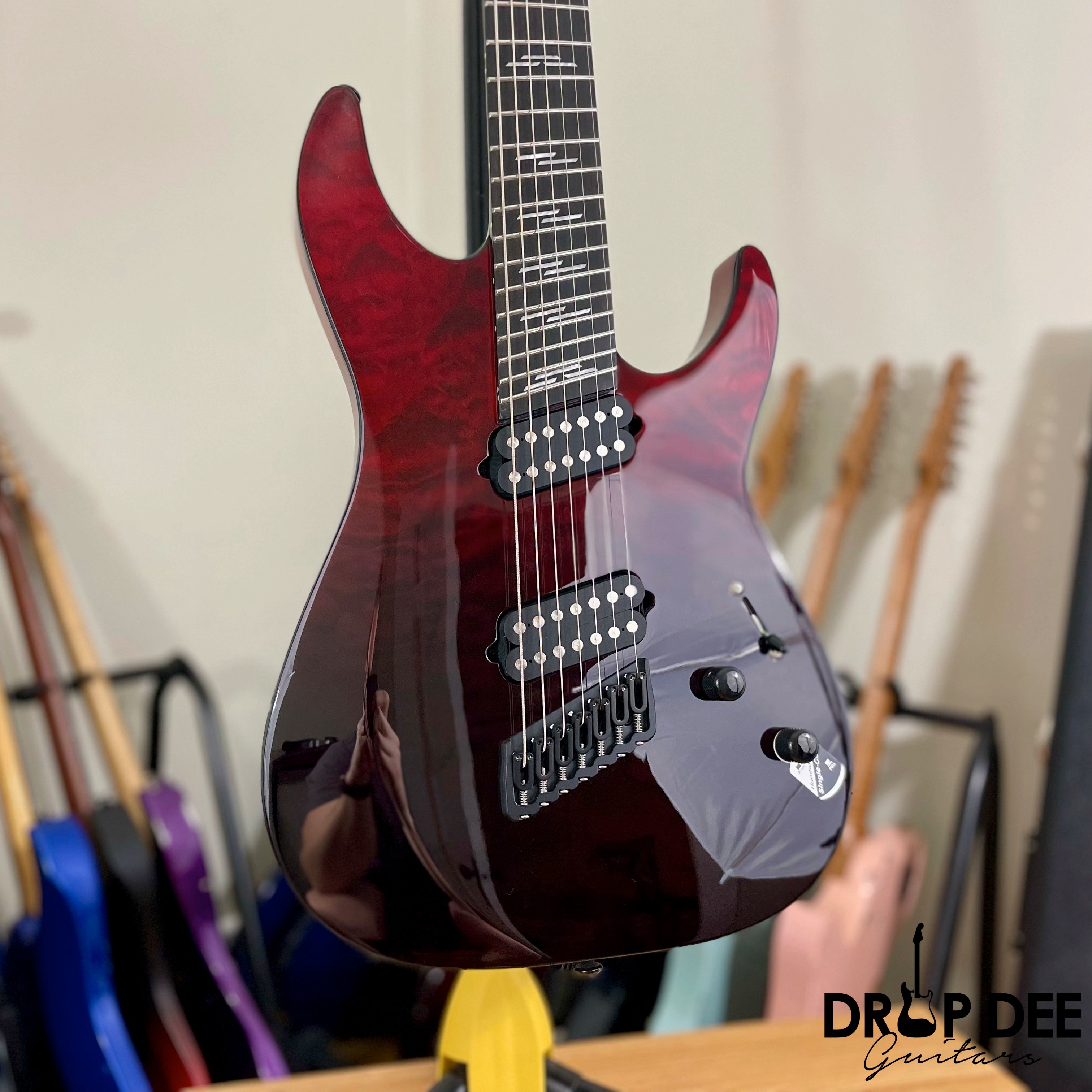 Schecter Reaper-7 Elite Multiscale 7-String Electric Guitar - Blood Burst