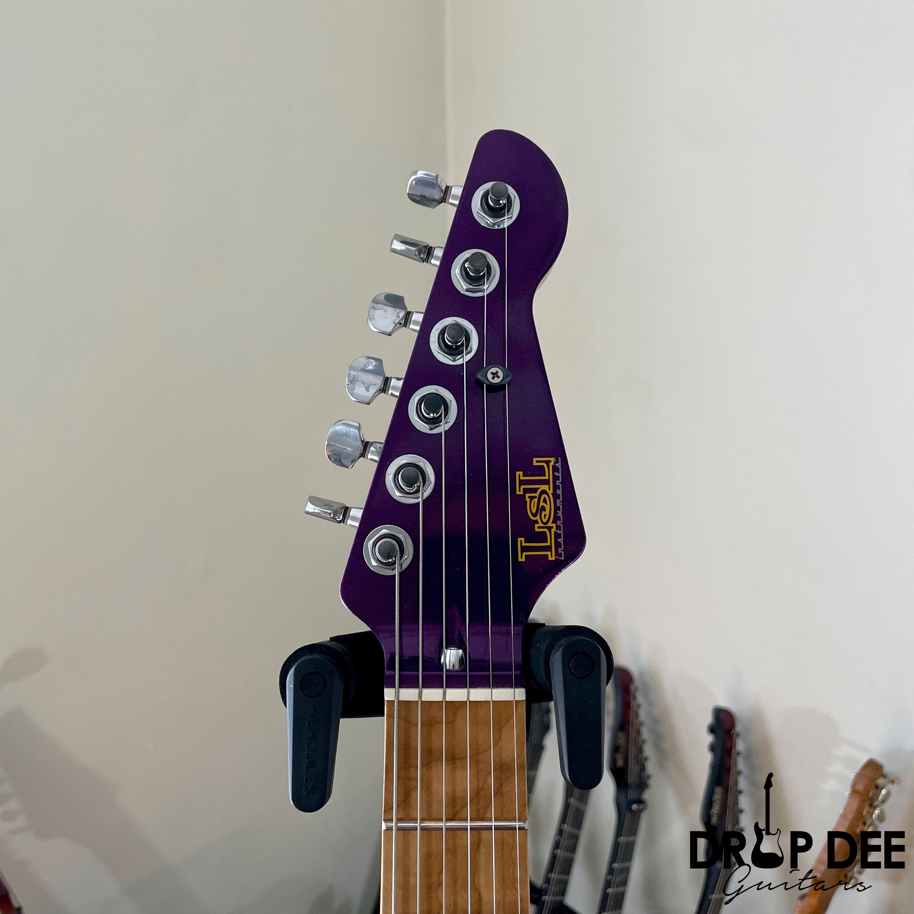 LsL Instruments XT4 "Hammer" Electric Guitar w/ Case - Purple Sparkle