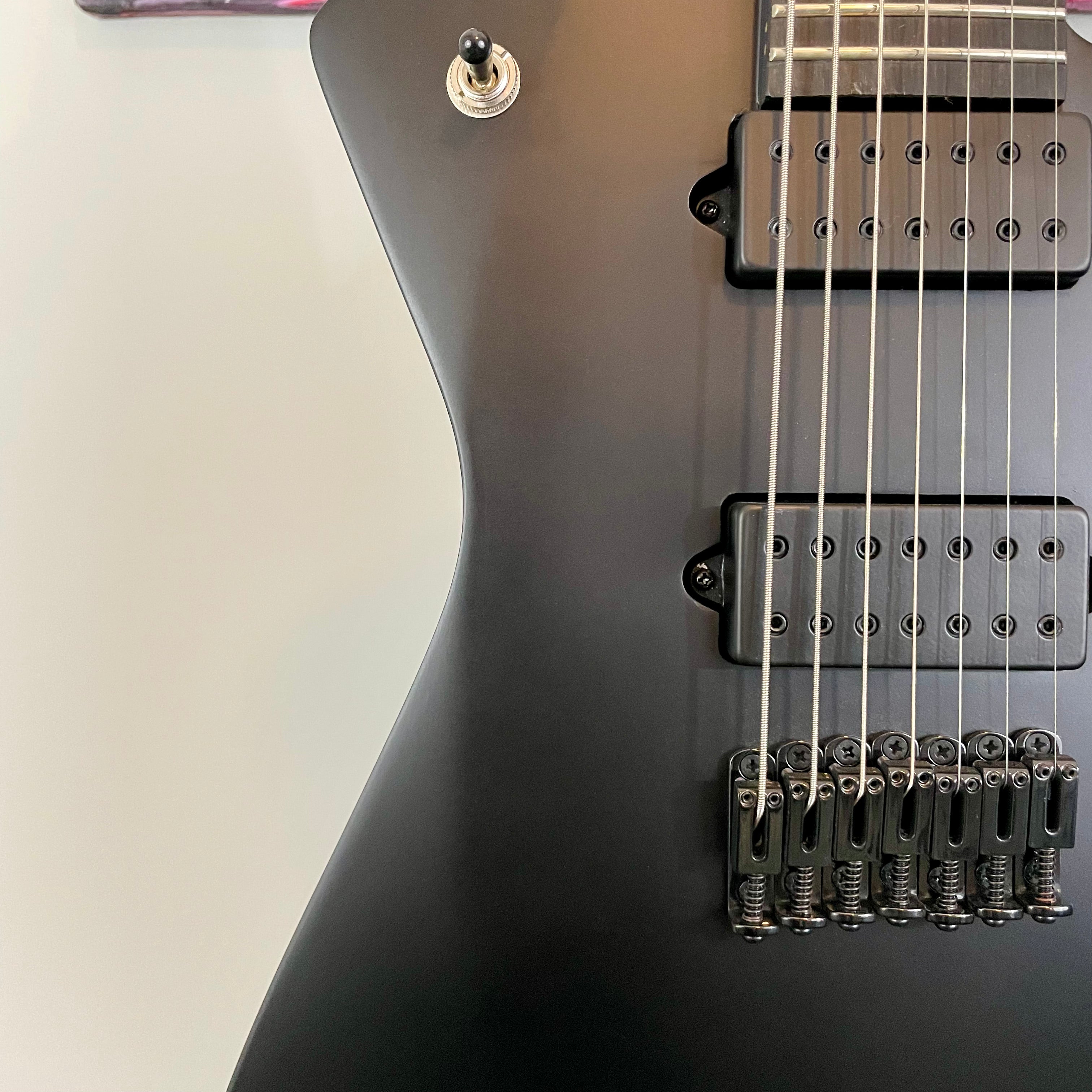 Ibanez Iron Label Iceman ICTB721 7-String Electric Guitar w/ Bag