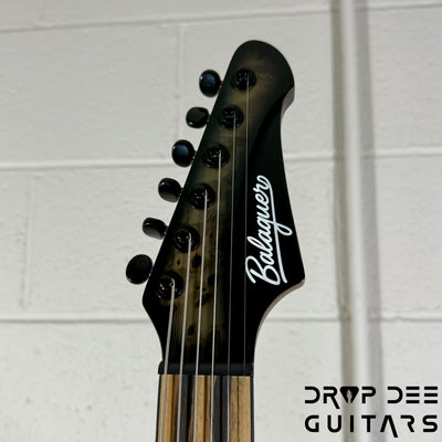 Balaguer DDG Exclusive Select Series Growler Baritone Electric Guitar w/ Bag - See-Thru Two-Tone Black Edge Burst