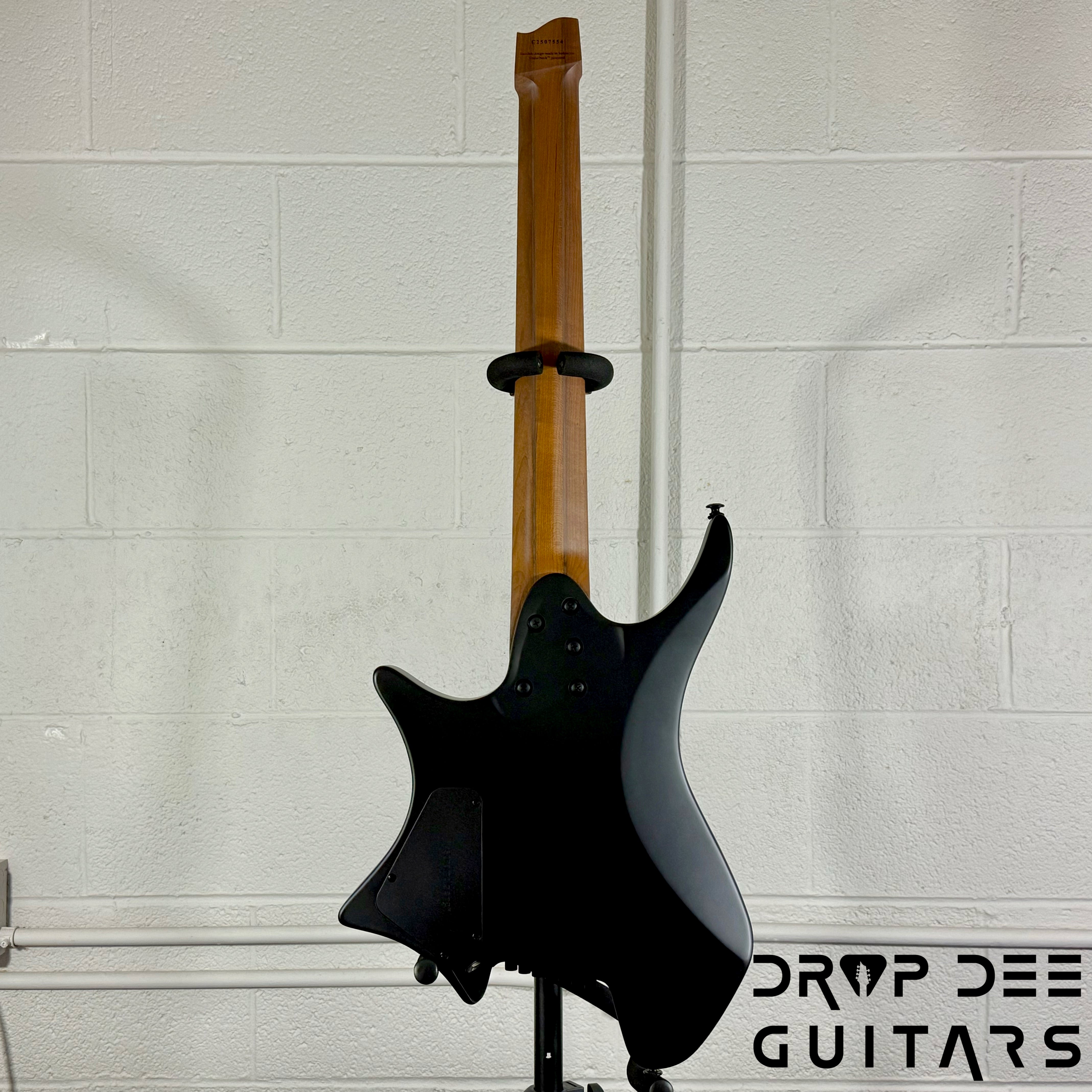 Strandberg Boden Singularity NX 7 Pitch Black 7-String Multiscale Headless Electric Guitar w/ Bag - Pitch Black