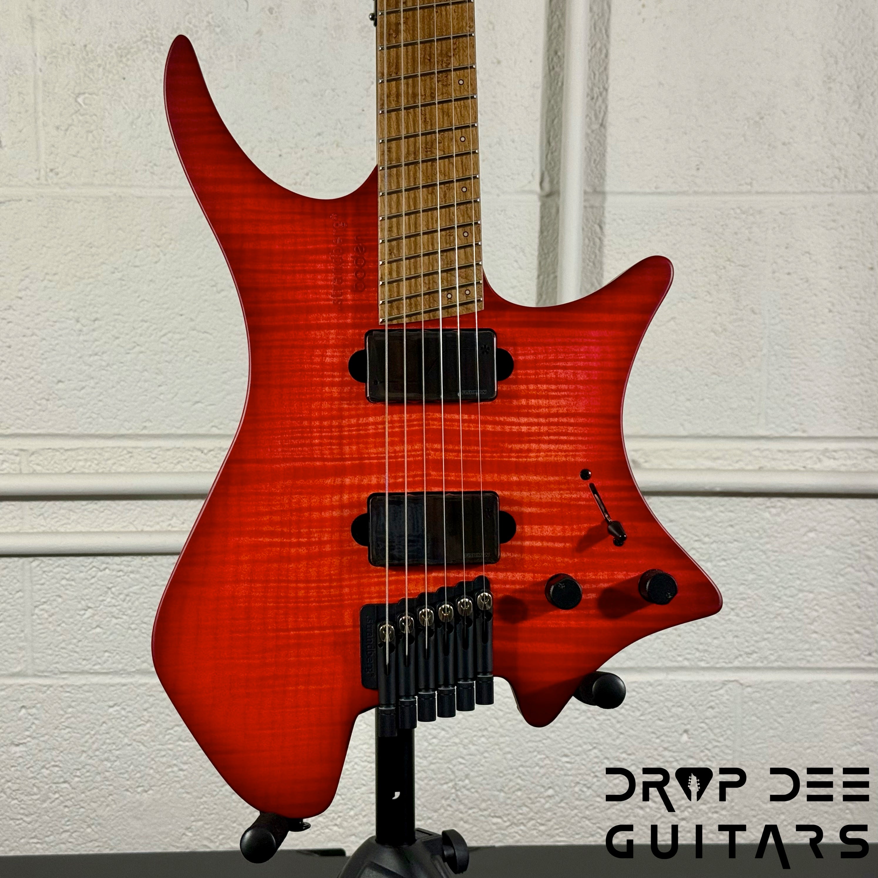 Strandberg Boden Original N2.6 Multiscale Headless Electric Guitar w/ Bag - Sunset Coral Burst Satin