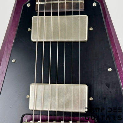 Dunable USA Custom Shop Asteroid 7 7-String Electric Guitar w/ Case - Trans Purple