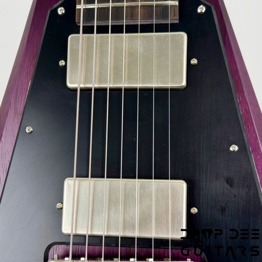 Dunable USA Custom Shop Asteroid 7 7-String Electric Guitar w/ Case - Trans Purple