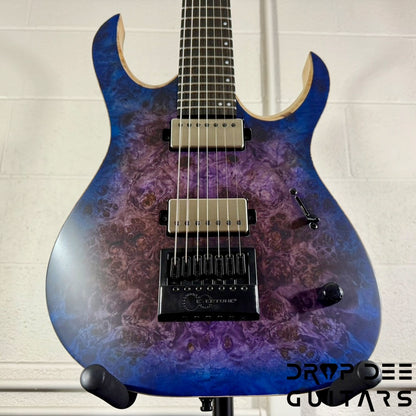 Mayones Duvell Elite 4Ever 7 Baritone Evertune 7-String Electric Guitar w/ Case