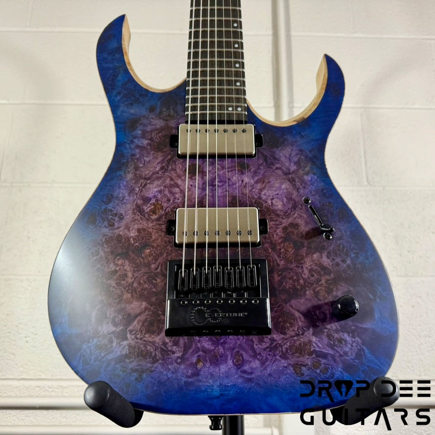 Mayones Duvell Elite 4Ever 7 Baritone Evertune 7-String Electric Guitar w/ Case