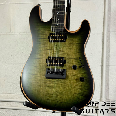 Ernie Ball Music Man Rabea Massaad Sabre Electric Guitar w/ Case - Emerald Hill