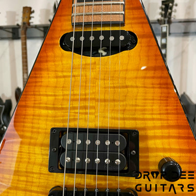 Jackson Custom Shop Randy Rhoads HS Electric Guitar w/ Case - Amber Lager Burst