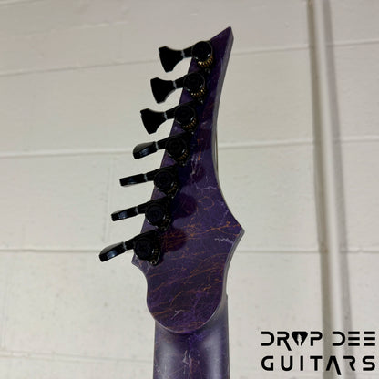 Ronciswall Miasma 7 7-String Electric Guitar w/ Bag - Copper Purple/Silver Marble