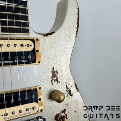 Jackson USA Custom Shop Special Edition Soloist Electric Guitar w/ Case - Inca Silver Over 3 Tone Sunburst