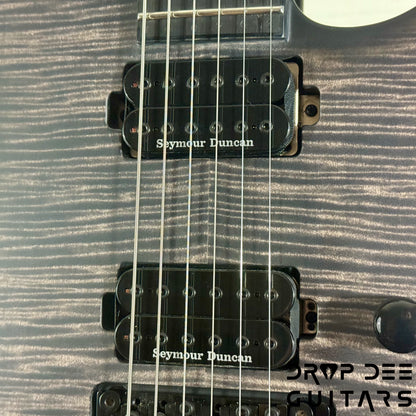 Jackson Custom Shop Soloist FR FMT Electric Guitar w/ Case - Trans Black Burst