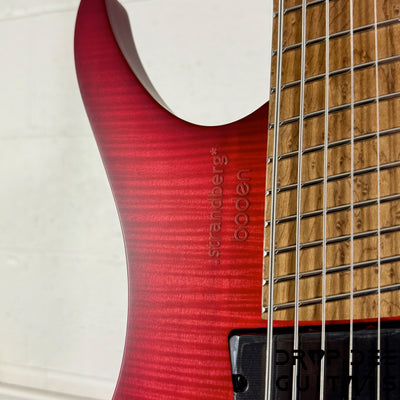 Strandberg Boden Original N2.8 8-String Multiscale Headless Electric Guitar w/ Bag - Sunset Coral Burst Satin