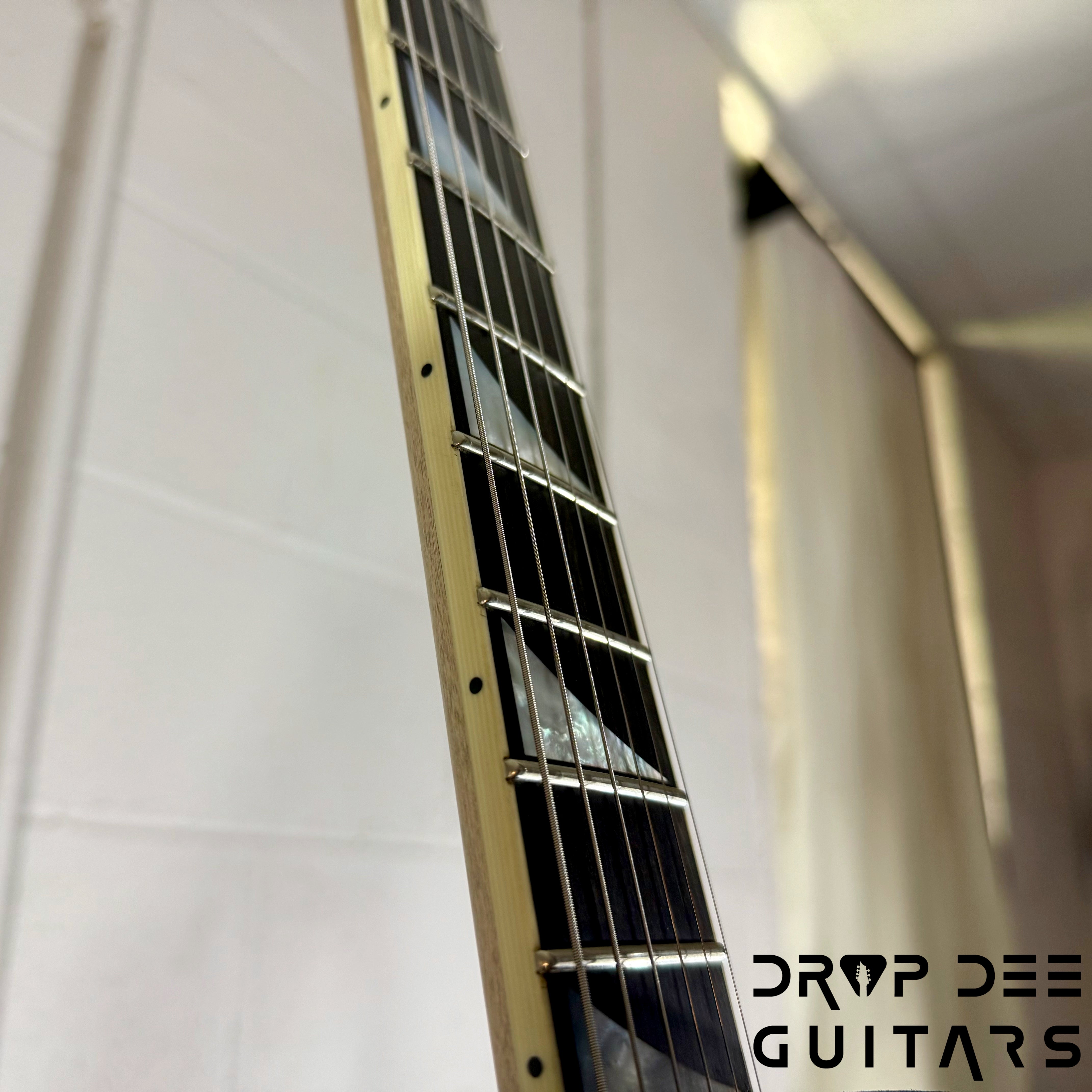 Jackson USA Custom Shop Special Edition Rhoads Electric Guitar w/ Case - Black Nitro Relic (Tour Heavy Relic)