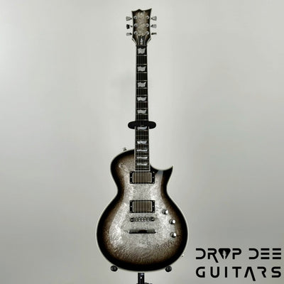 ESP Original Series Eclipse Custom Electric Guitar w/ Case - Silver Liquid Metal Burst