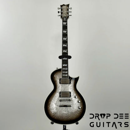 ESP Original Series Eclipse Custom Electric Guitar w/ Case - Silver Liquid Metal Burst