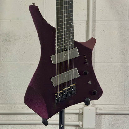 Ibanez Alpha A528 Multiscale 8-String Electric Guitar w/ Bag - Coral Mirage