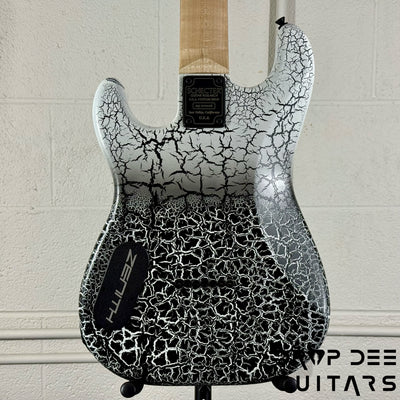 Schecter USA Custom Shop John Browne Signature Zenith 7 Baritone 7-String Electric Guitar w/ Case - Fracture White