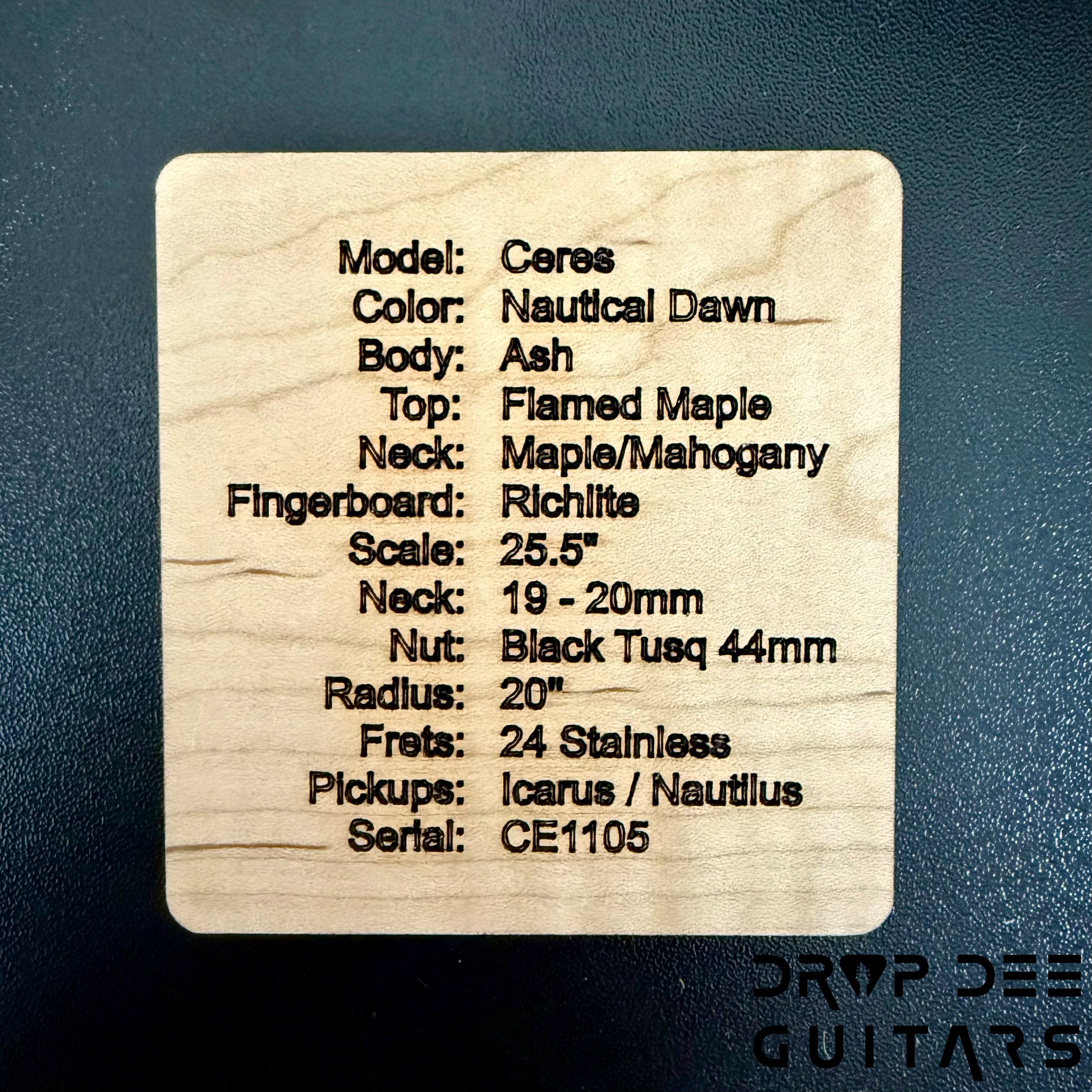 Infinia Ceres 6 Electric Guitar w/ Bag - Nautical Dawn