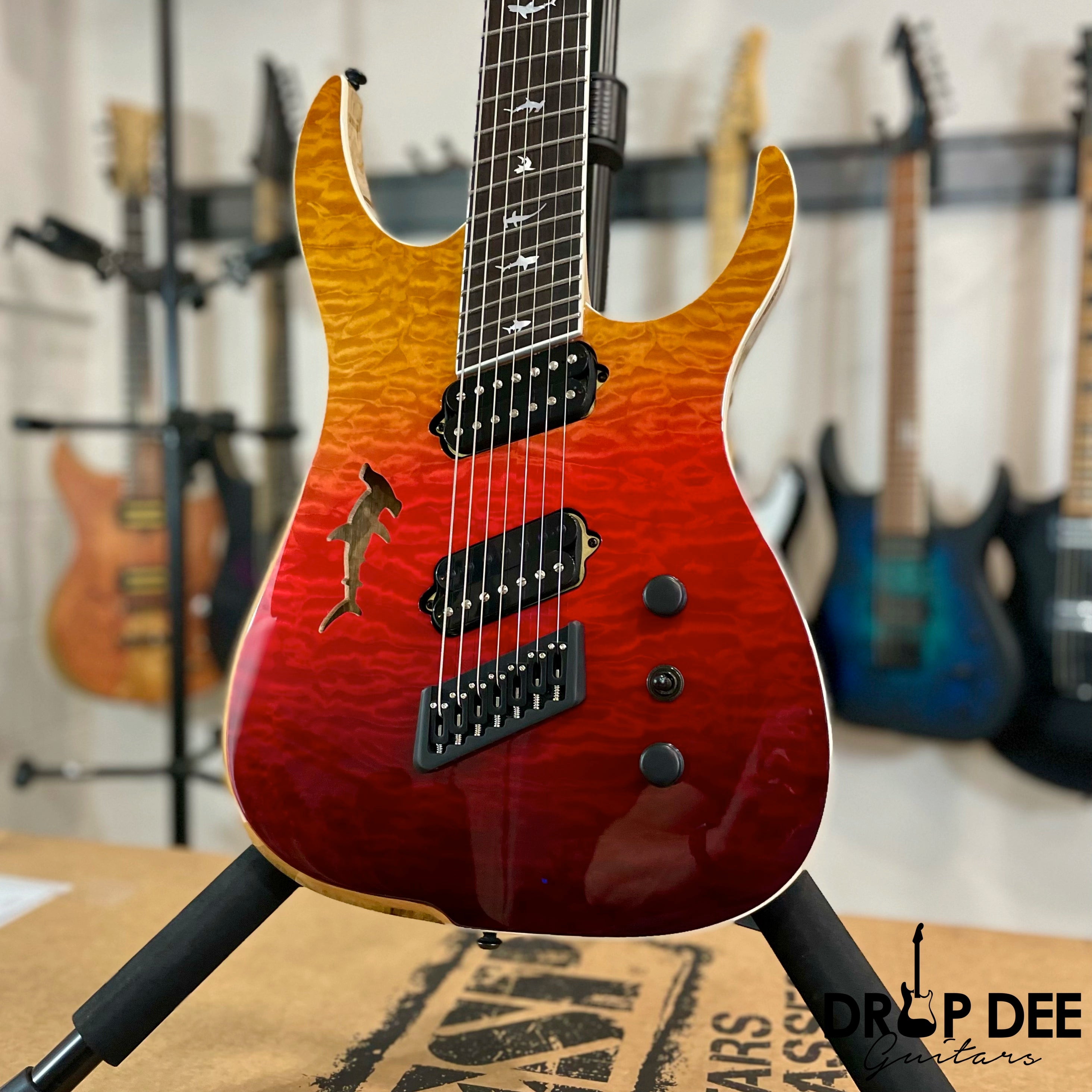 Ormsby Hype GTR Limited Edition Shark 7-String Electric Guitar w/ Bag