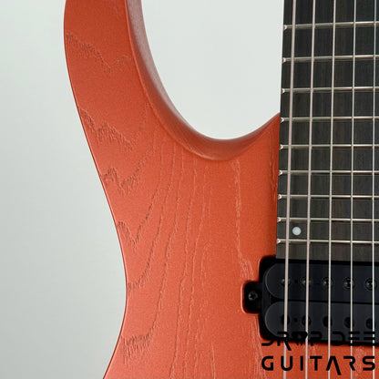 Mayones Duvell DT 7 7-String Baritone Electric Guitar w/ Case - Monolith Metallic Copper