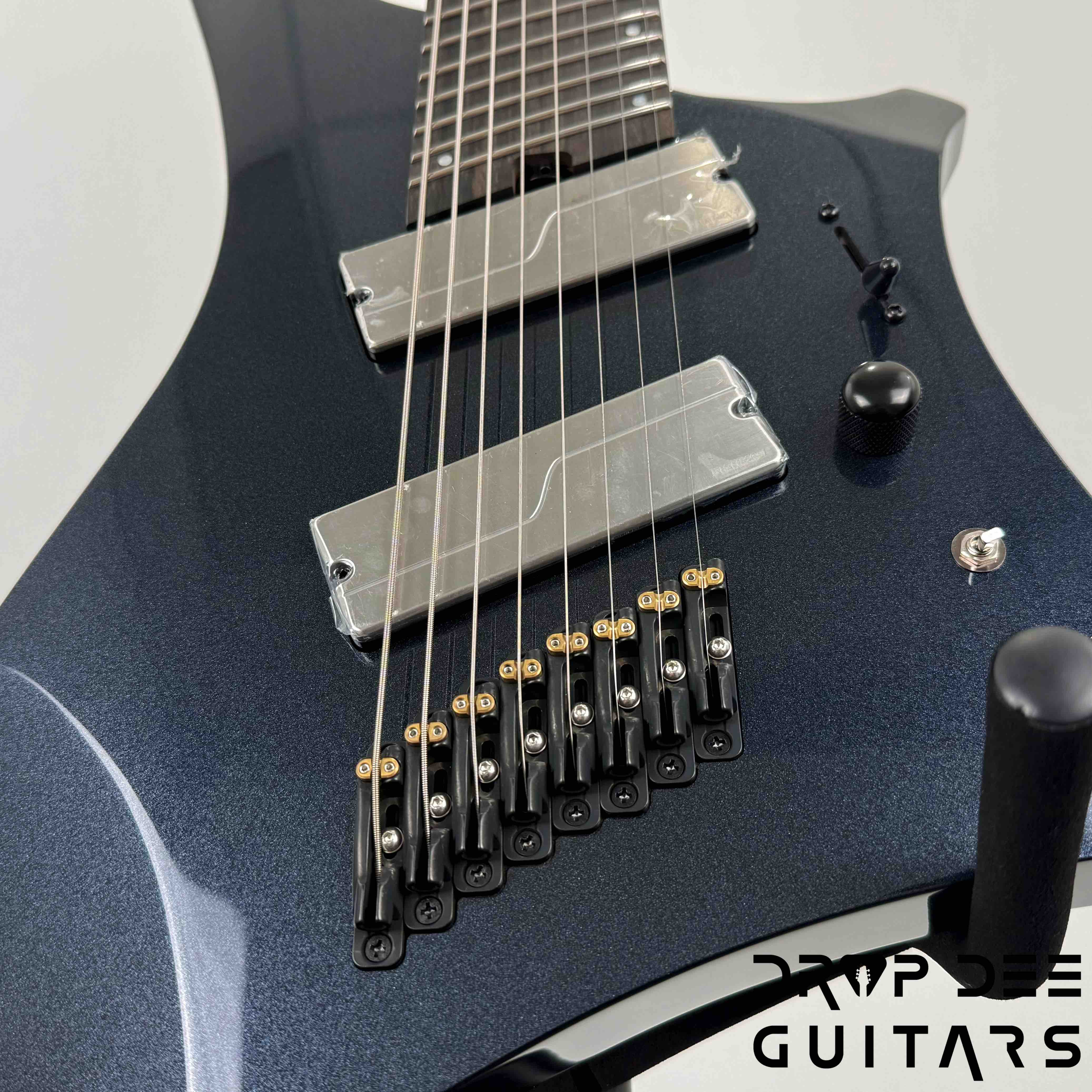 Ibanez Alpha A528 Multiscale 8-String Electric Guitar w/ Bag - Iron Pewter