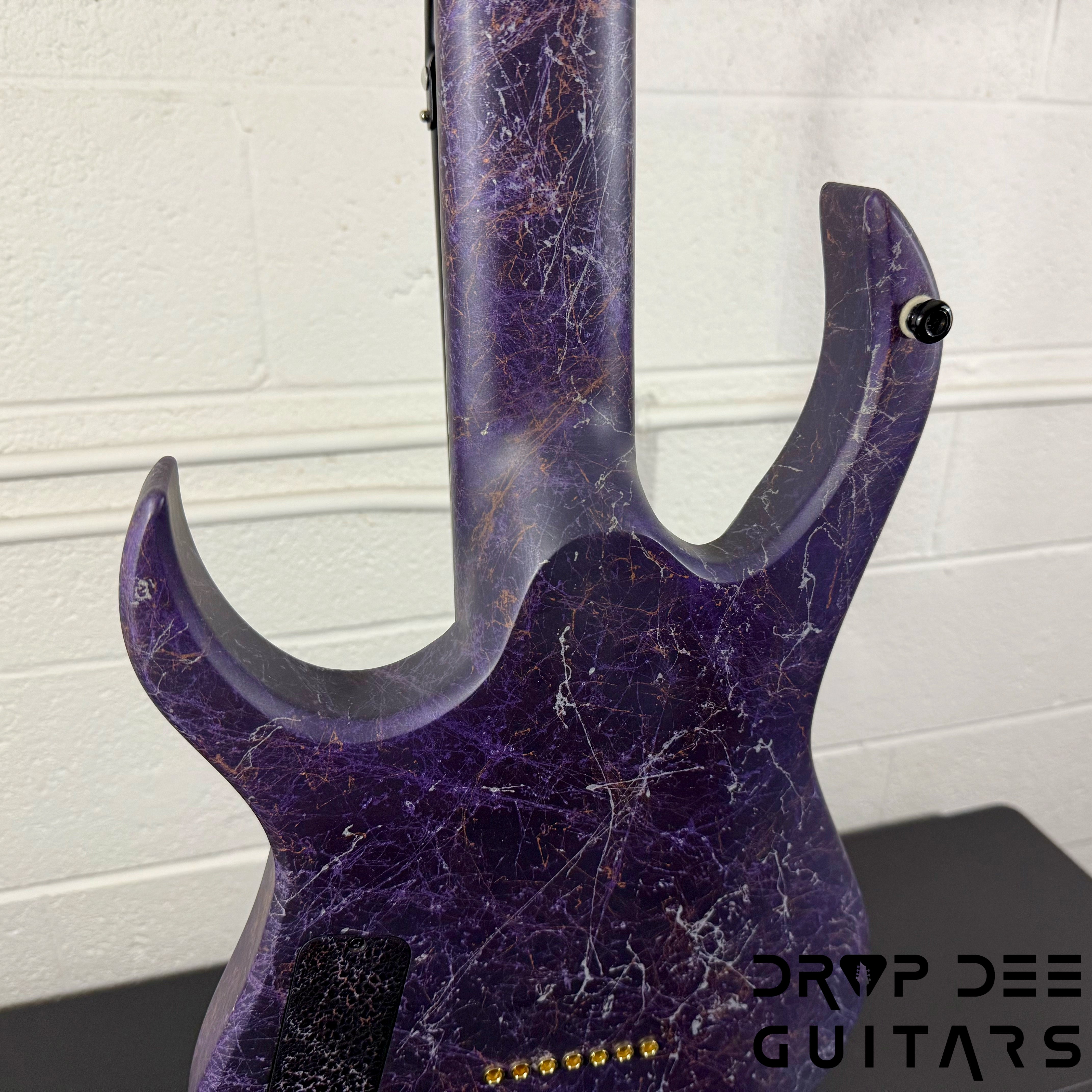 Ronciswall Miasma 7 7-String Electric Guitar w/ Bag - Copper Purple/Silver Marble