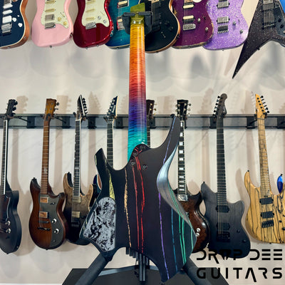 Ormsby Custom Shop Goliath Black Friday Rainbow Multiscale Headless 7-String Electric Guitar w/ Bag - Black Friday Rainbow