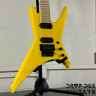 Jackson Pro Series Dave Davidson Signature WR7 Baritone 7-String Electric Guitar w/ Bag - Ferrari Yellow