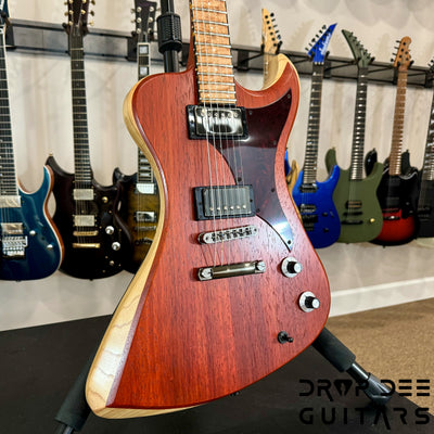 Dunable USA Custom Shop R2 Baritone Electric Guitar w/ Case - Light Reddish Brown