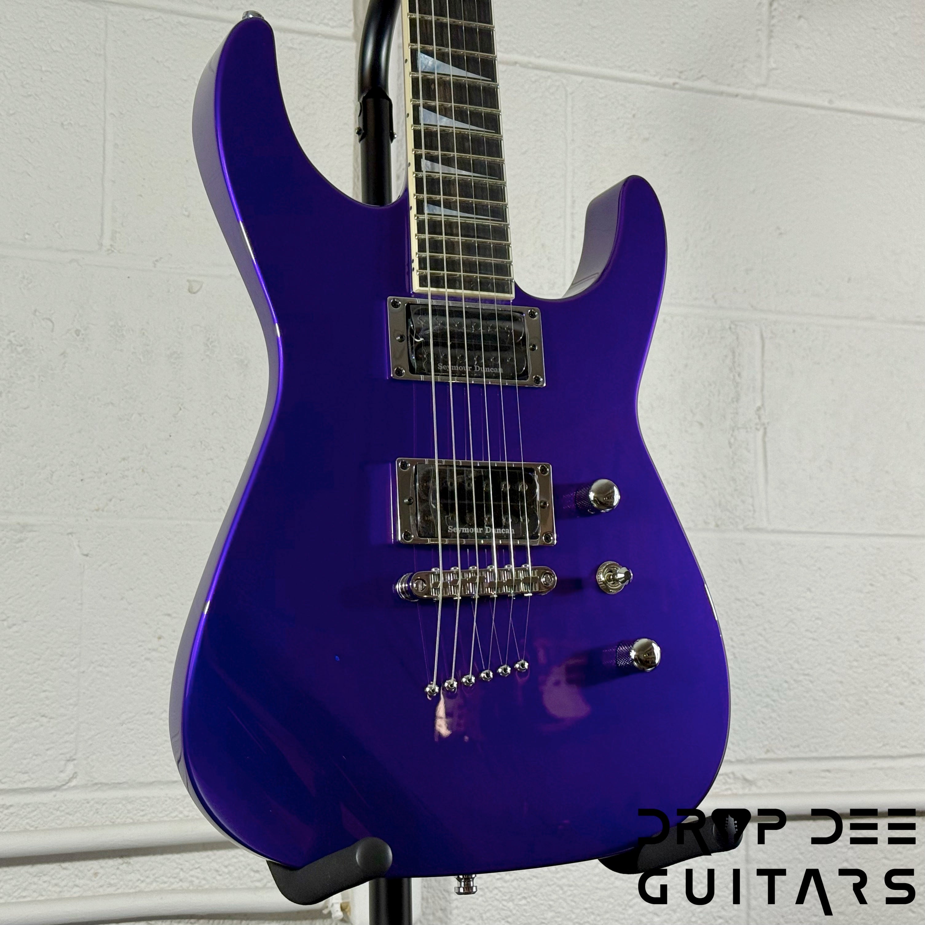 Jackson Custom Shop Soloist 2H TOM Electric Guitar w/ Case - Purple Metallic